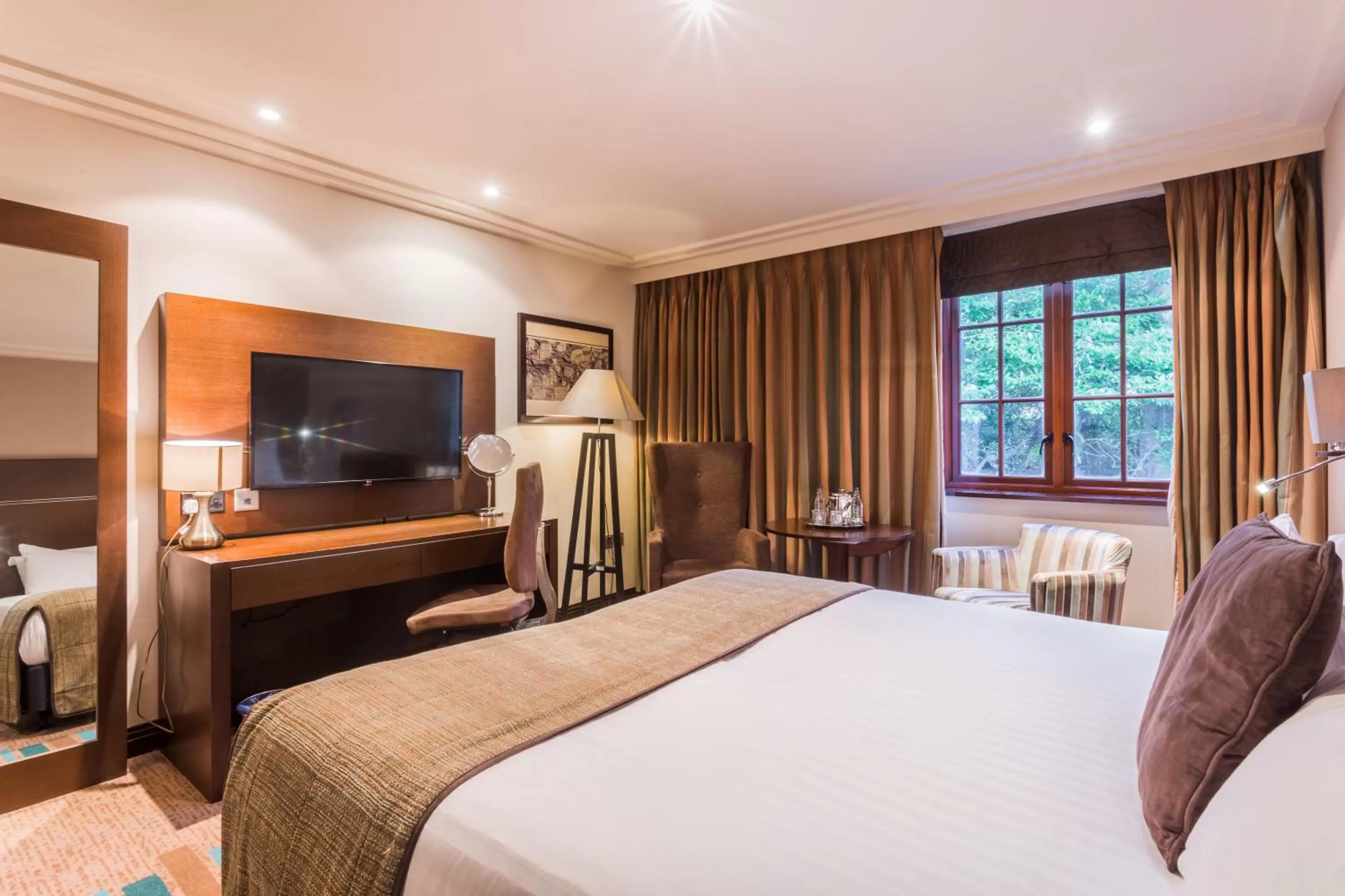 Bed in Redworth Hall Hotel- Part of the Cairn Collection