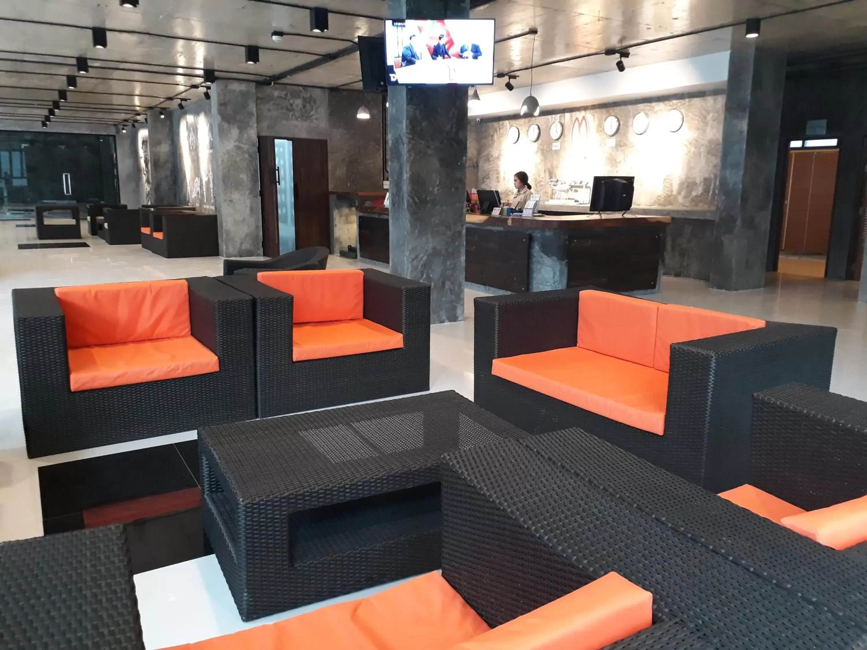Communal lounge/ TV room, Lounge/Bar in Maneetel Krabi Beachfront-SHA Plus