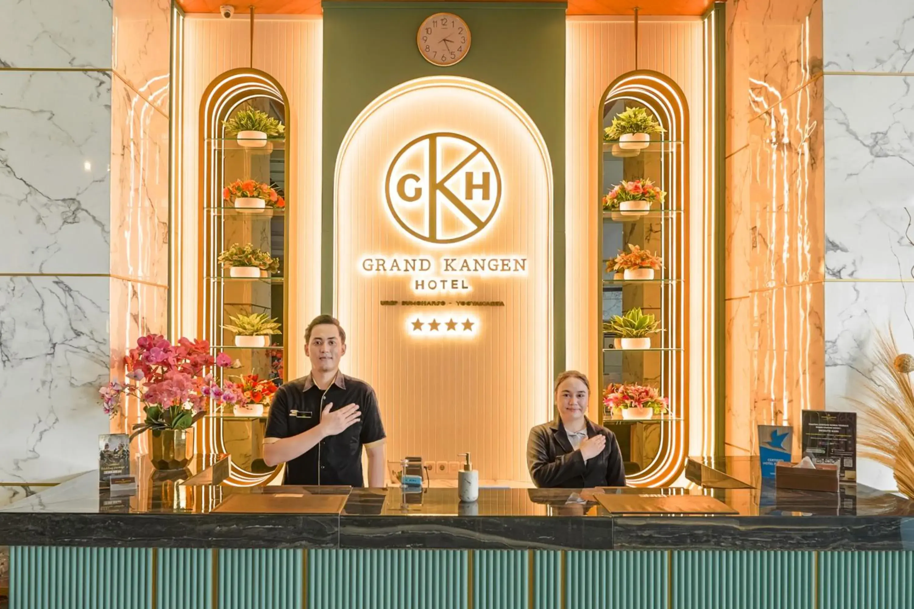 Lobby or reception in Grand Kangen Hotel Urip Sumoharjo Lobby or reception in Grand Kangen Hotel Urip Sumoharjo