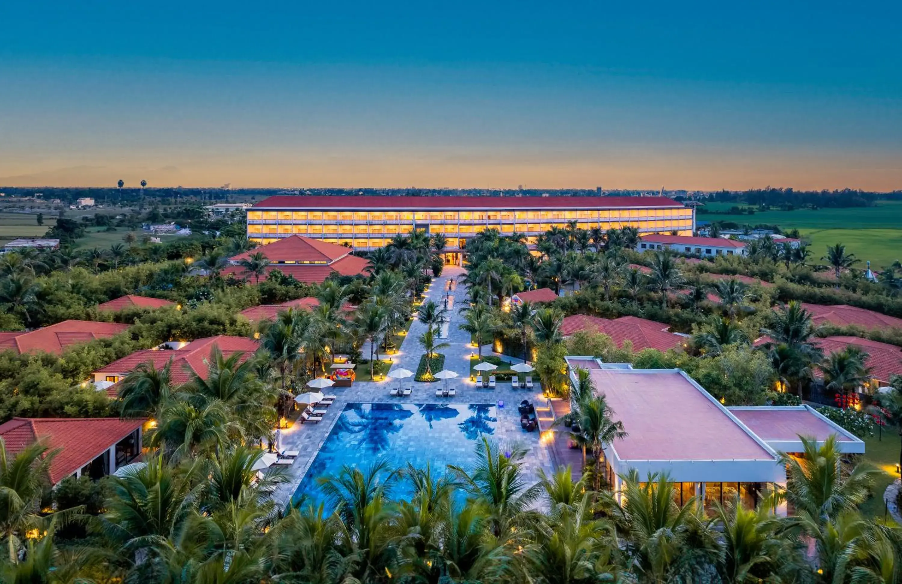 Bird's eye view in Grandvrio Ocean Resort Danang Bird's eye view in Grandvrio Ocean Resort Danang