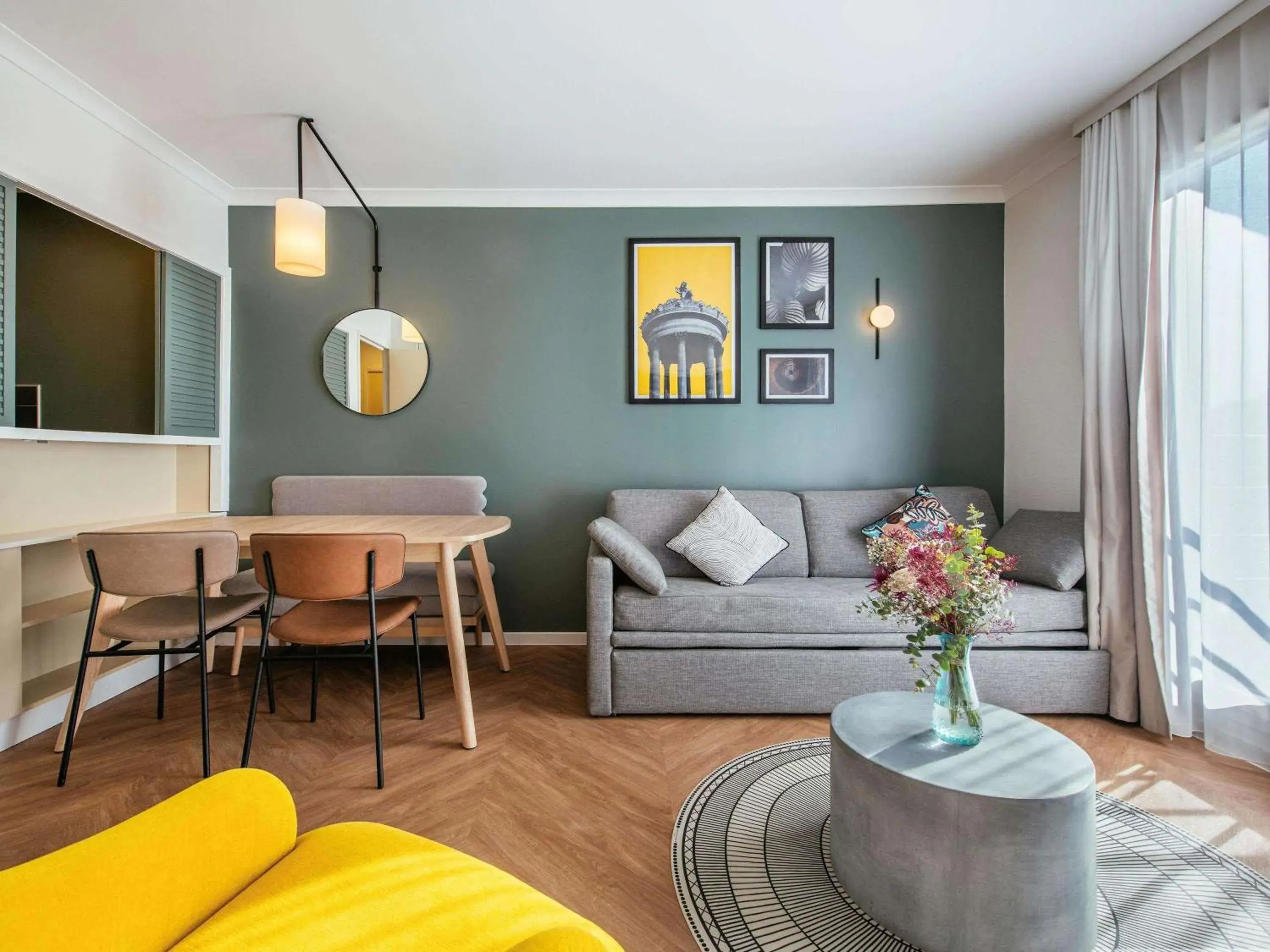 Bedroom, Seating Area in Adagio Paris Buttes Chaumont Aparthotel