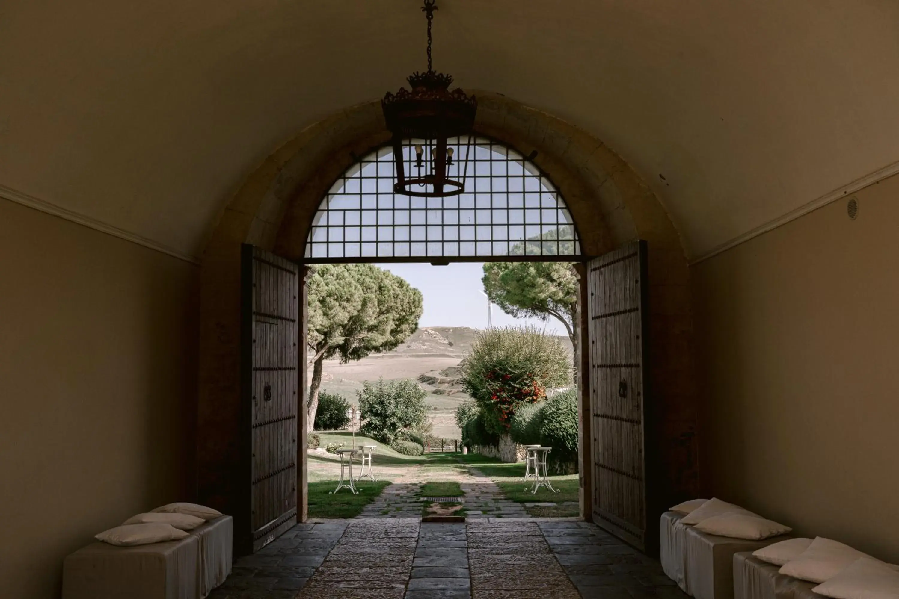 Garden view in Castello Camemi