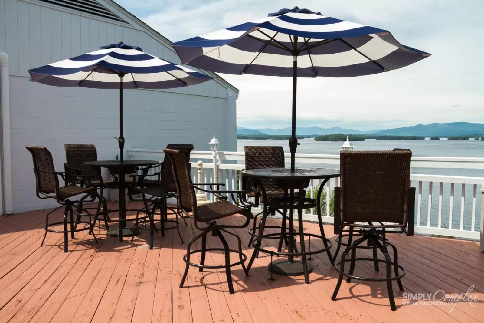 Patio in Belknap Point Inn