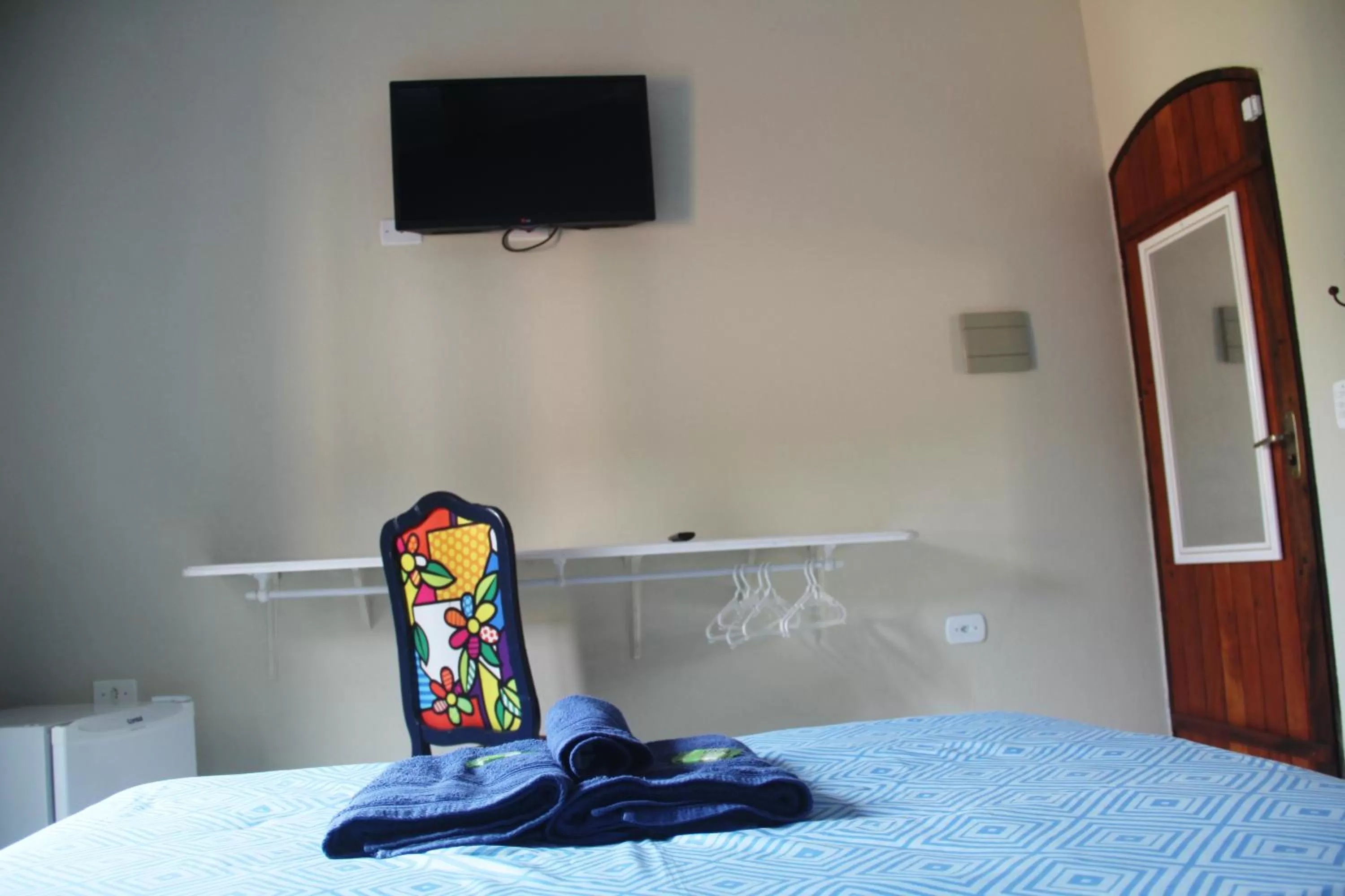 Bed in Pousada da Rose Paraty