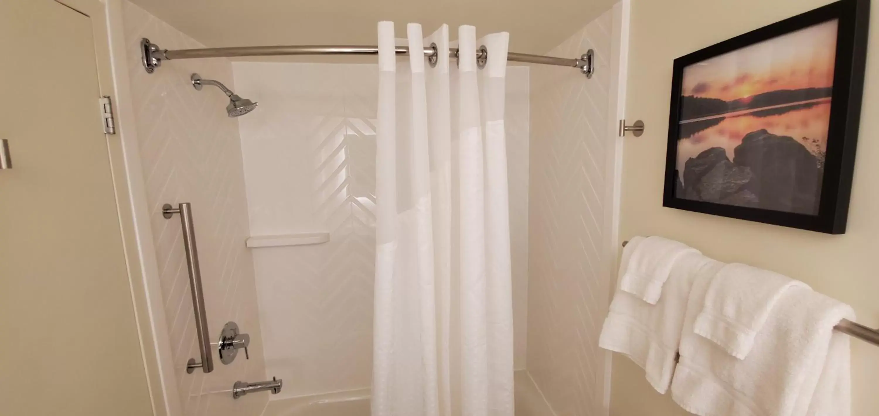 Photo of the whole room, Bathroom in Holiday Inn Staunton Conference Center, an IHG Hotel