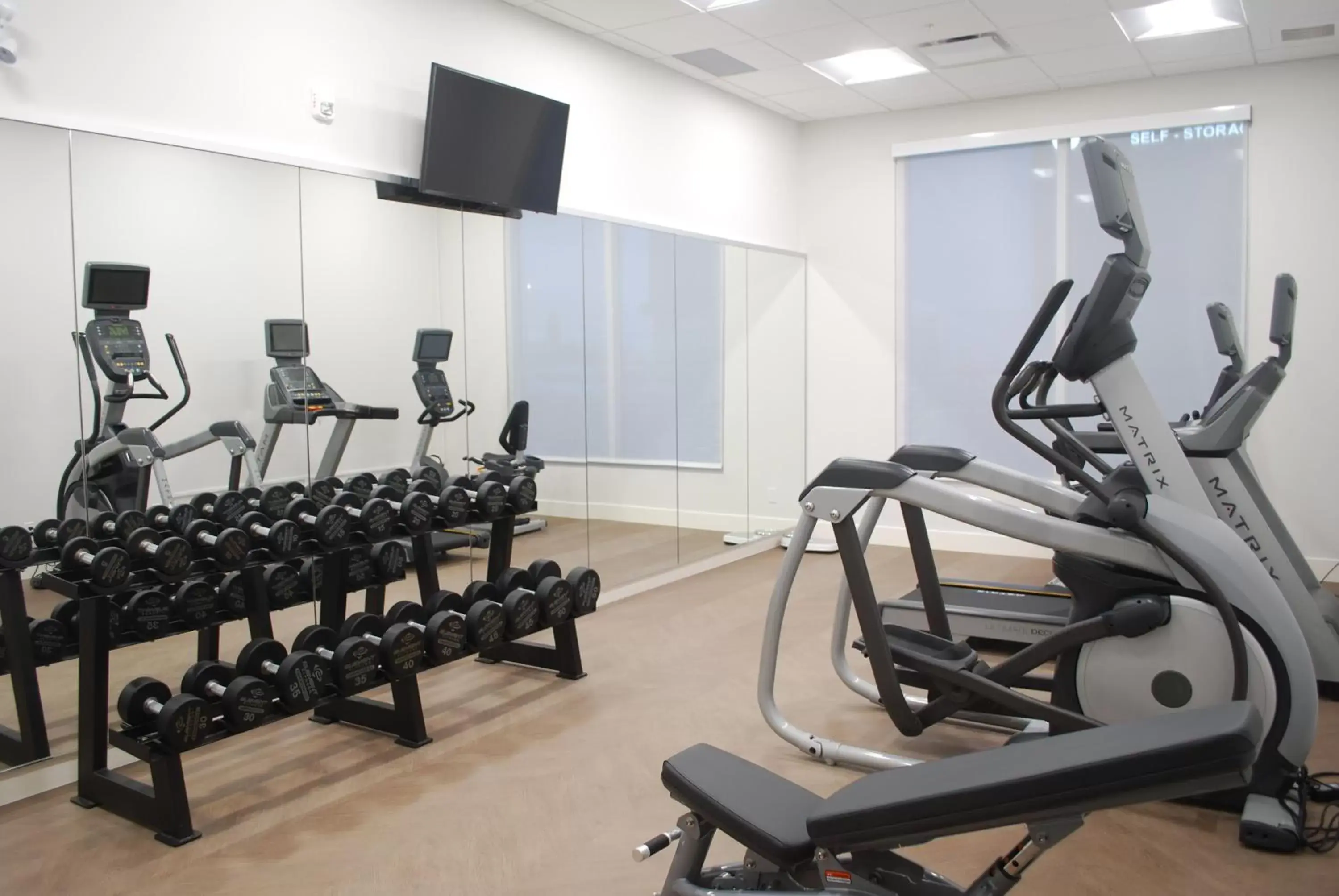 Fitness centre/facilities, Fitness Center/Facilities in Holiday Inn Express & Suites Edmonton N - St Albert, an IHG Hotel