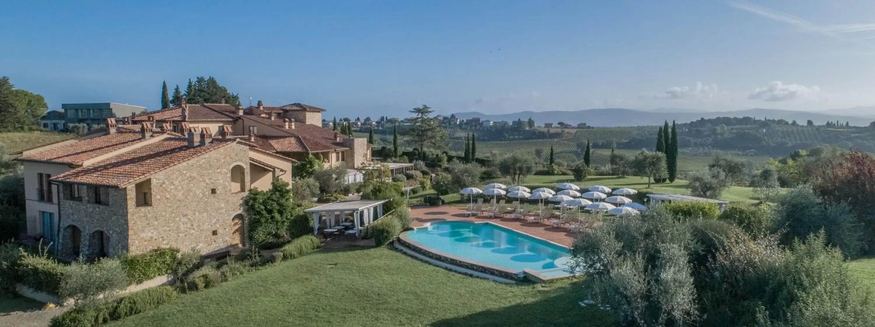 Natural landscape, Pool View in Hotel Borgo Di Cortefreda