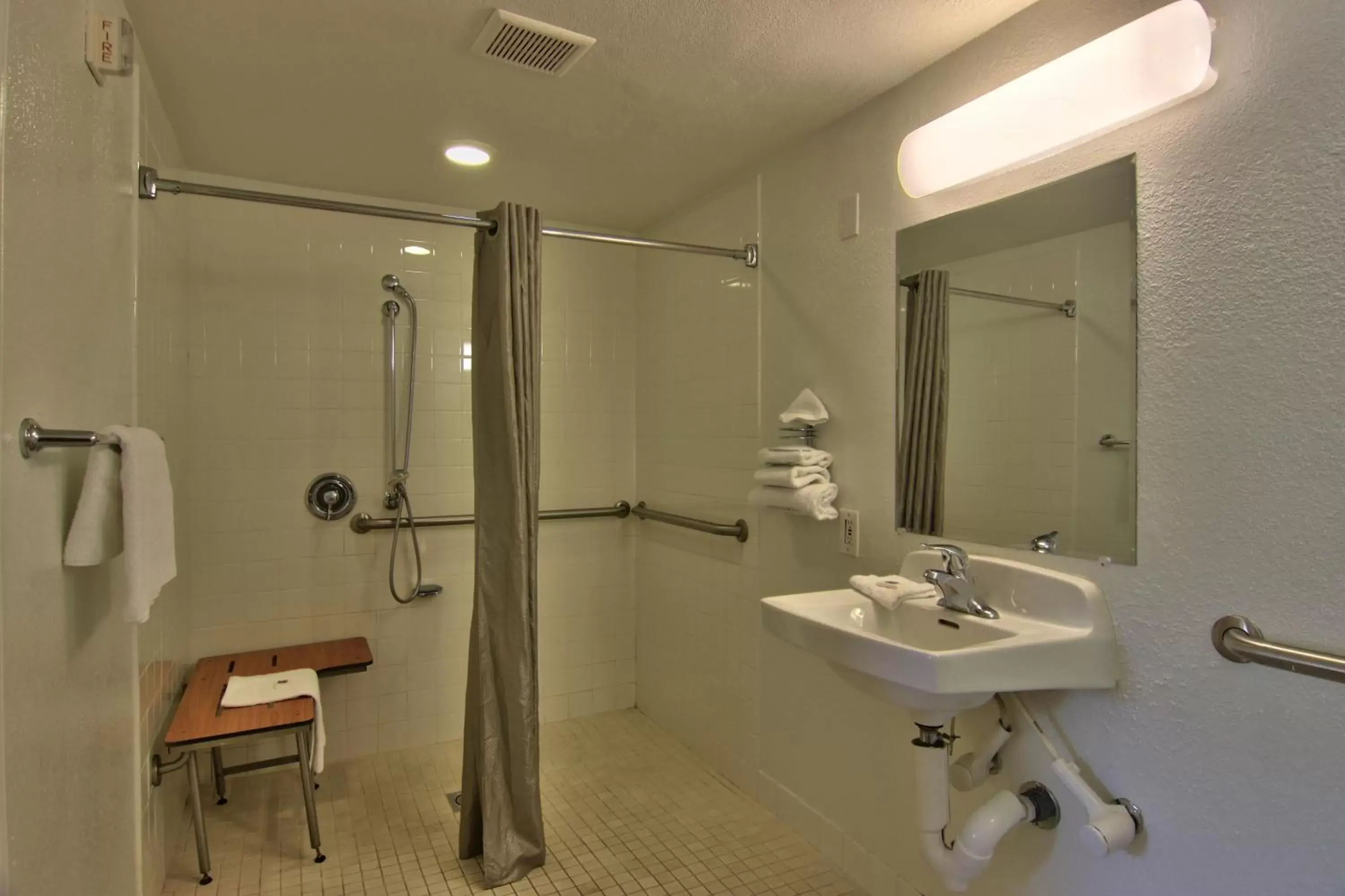 Bathroom in Motel 6-West Sacramento, CA