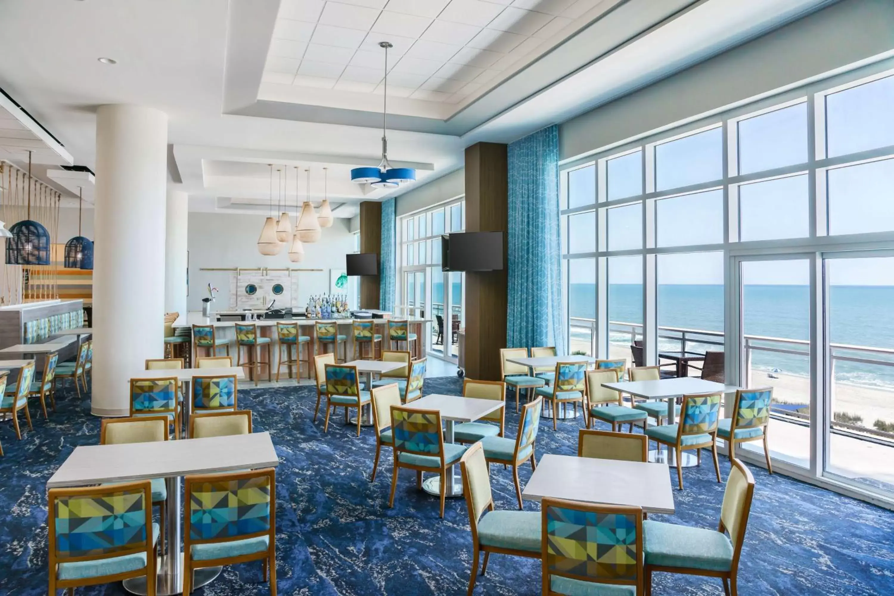 Dining area, Restaurant/Places to Eat in Homewood Suites by Hilton Myrtle Beach Oceanfront