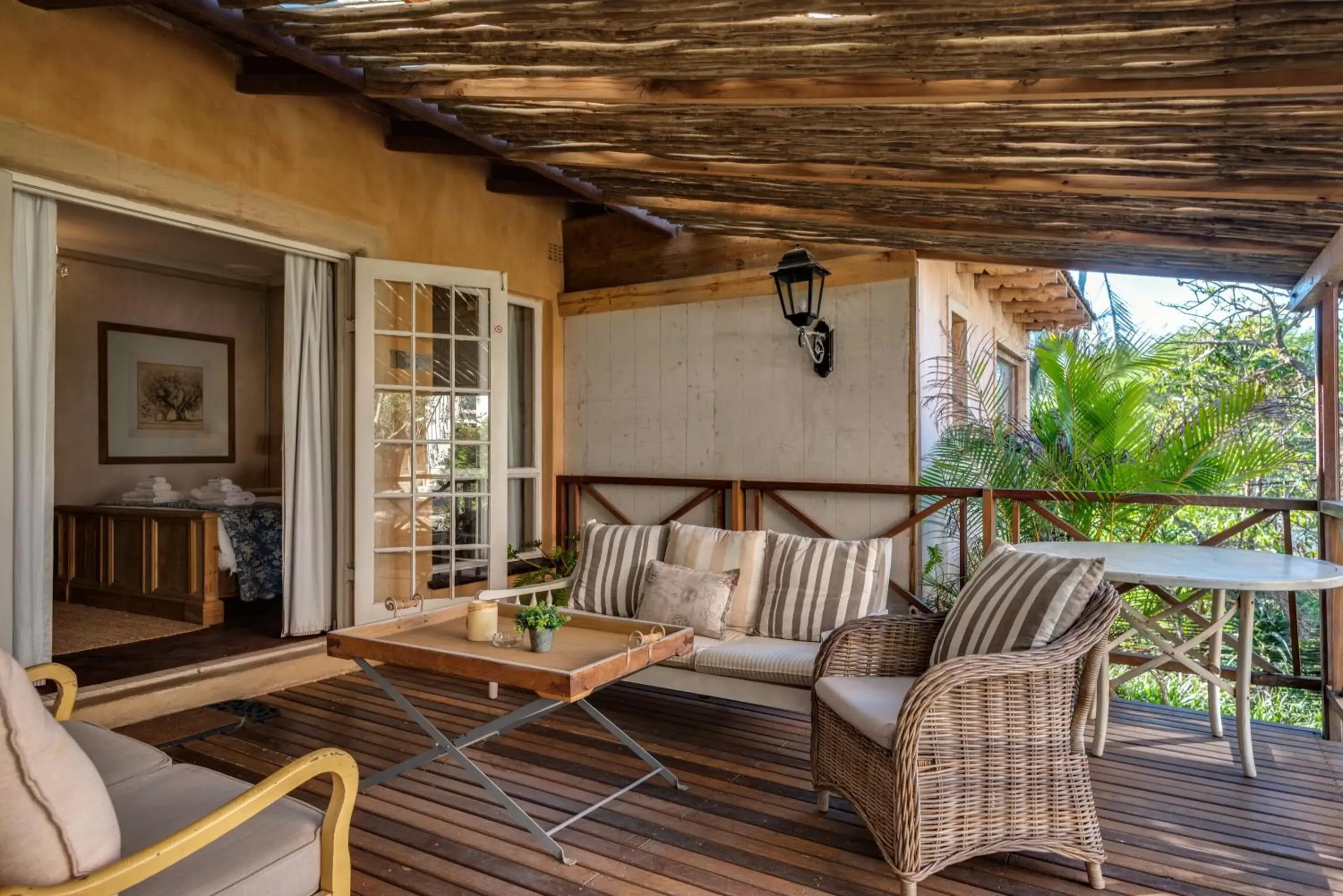 Patio in Petite Provence B&B