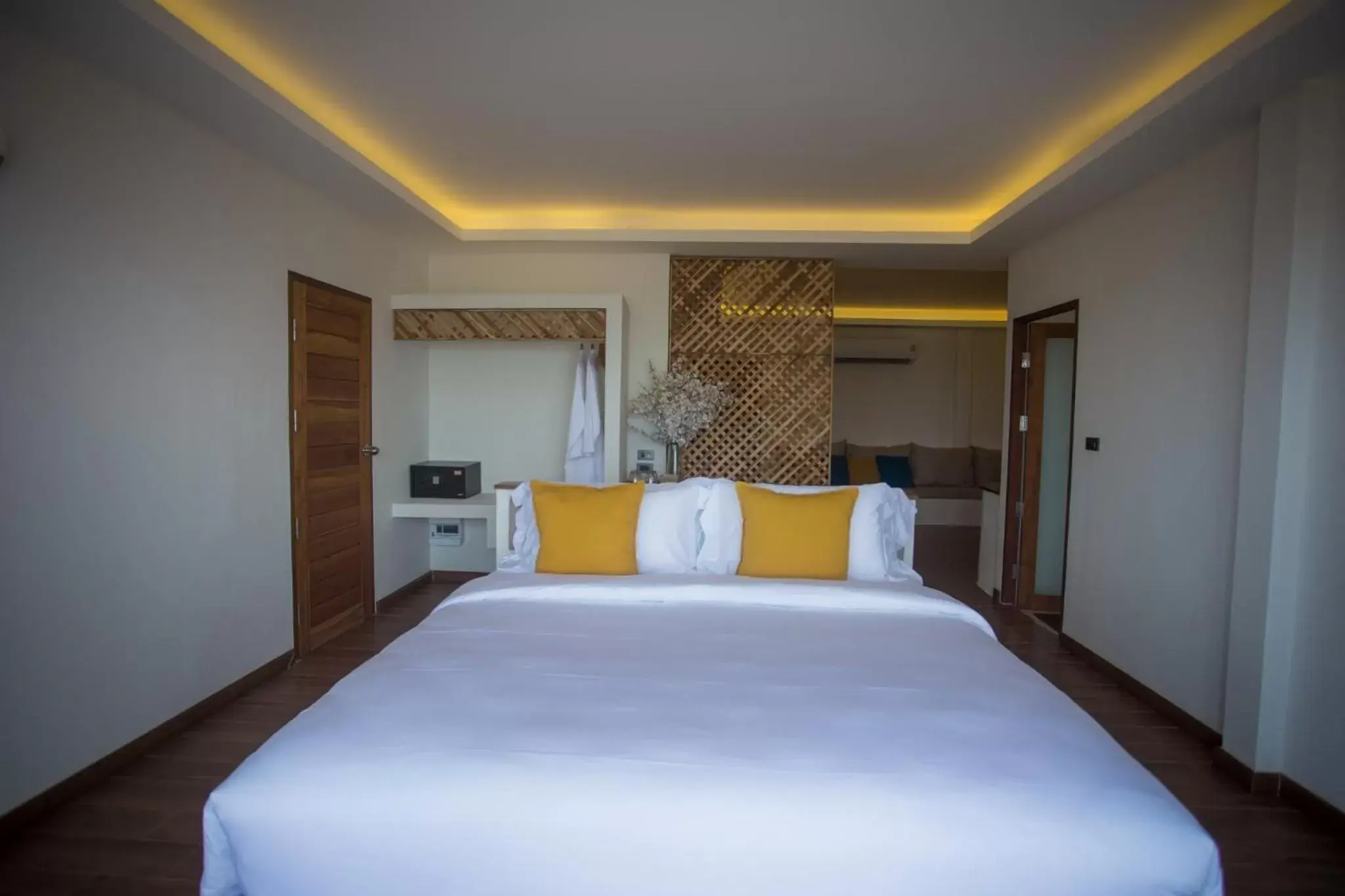 Bed in The Nest Private Beach Resort Bed in The Nest Private Beach Resort