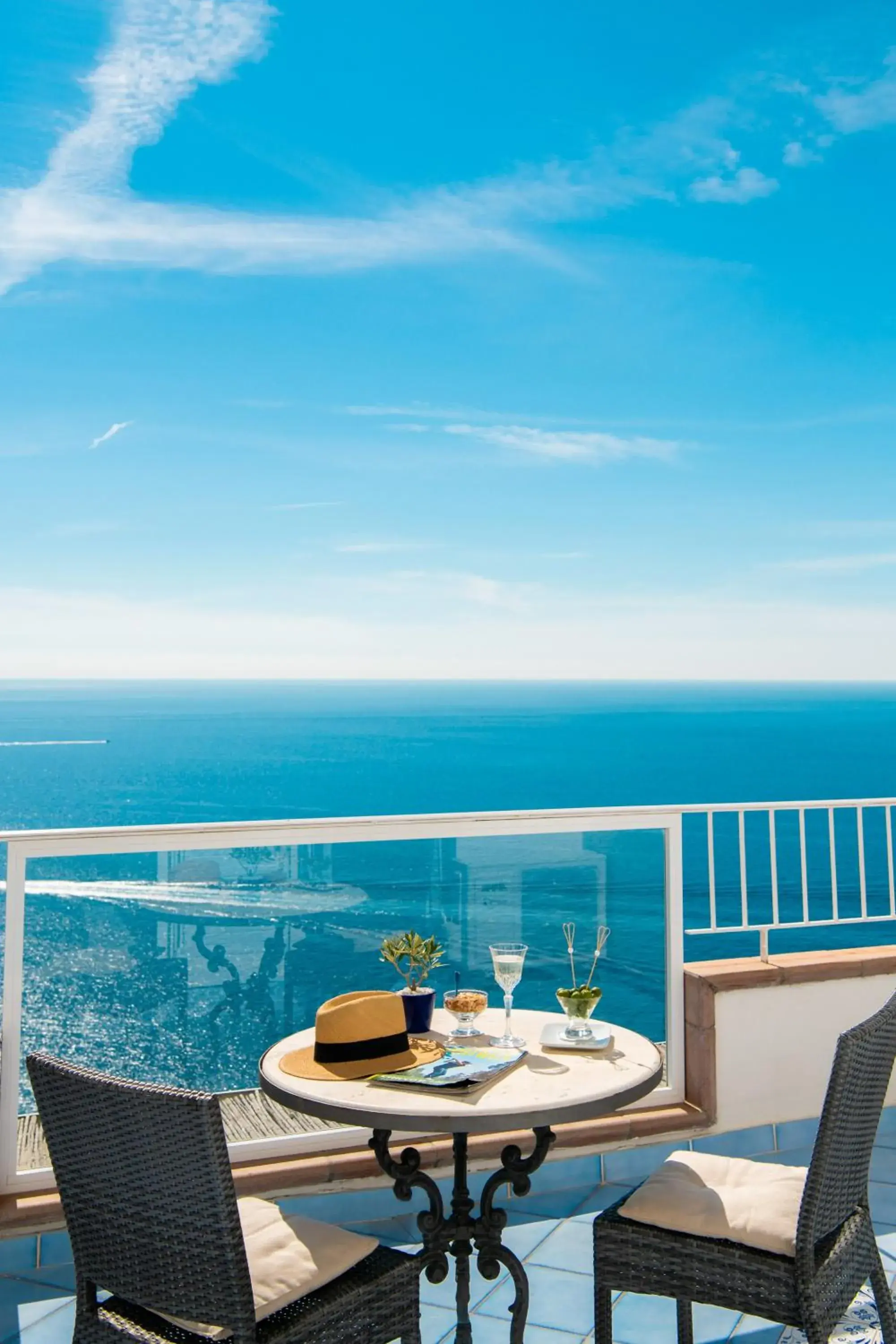 Patio in Grand Hotel Tritone