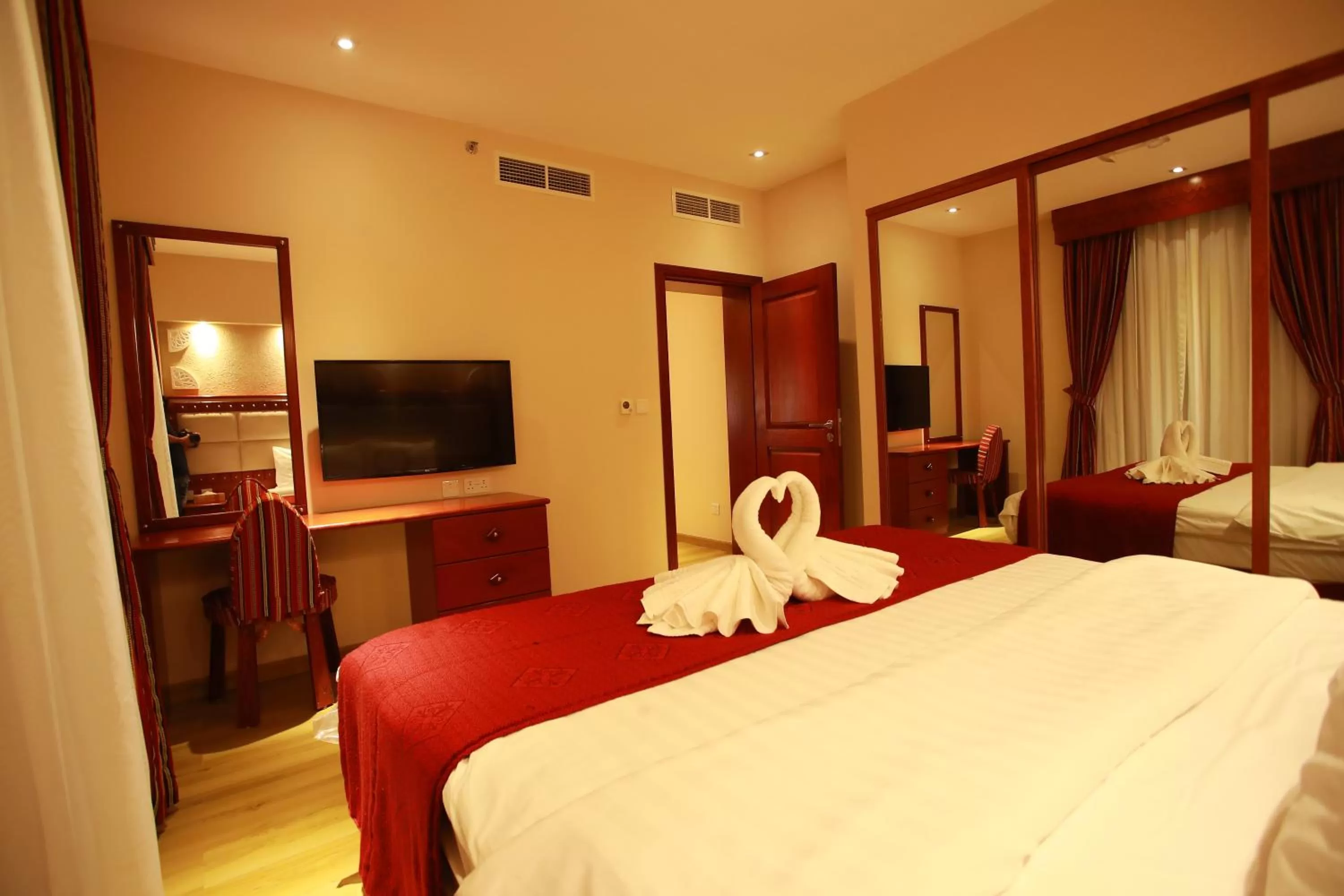 Bedroom, Bed in Al Liwan Suites Rawdat Al Khail