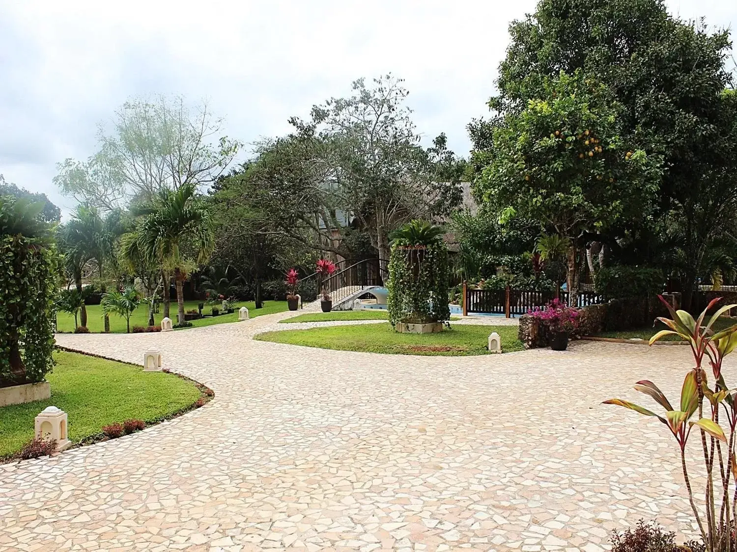 Natural landscape, Garden in Hacienda Kaan Ac