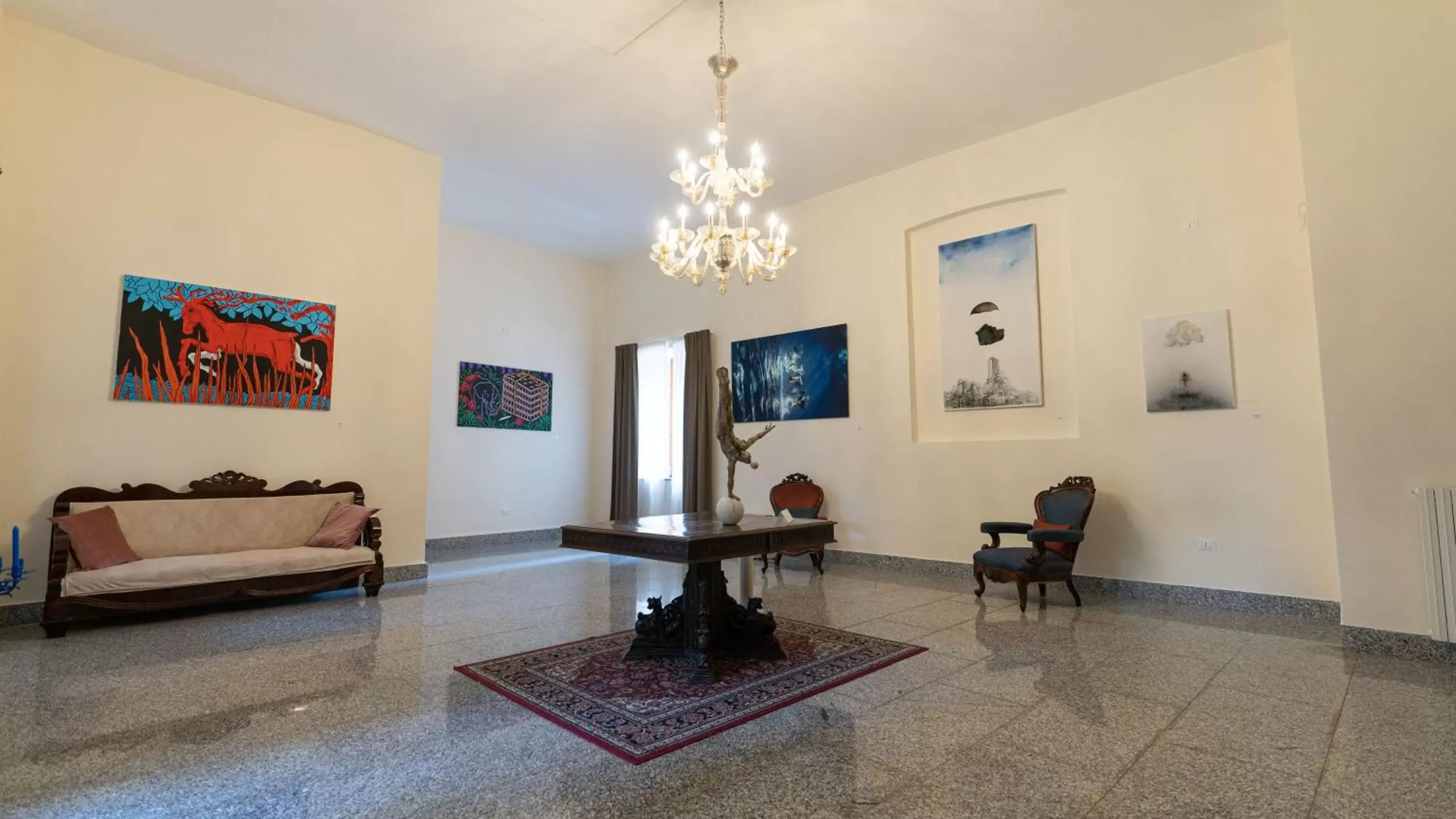 Living room, Seating Area in Palazzo Cappuccini Art Relais