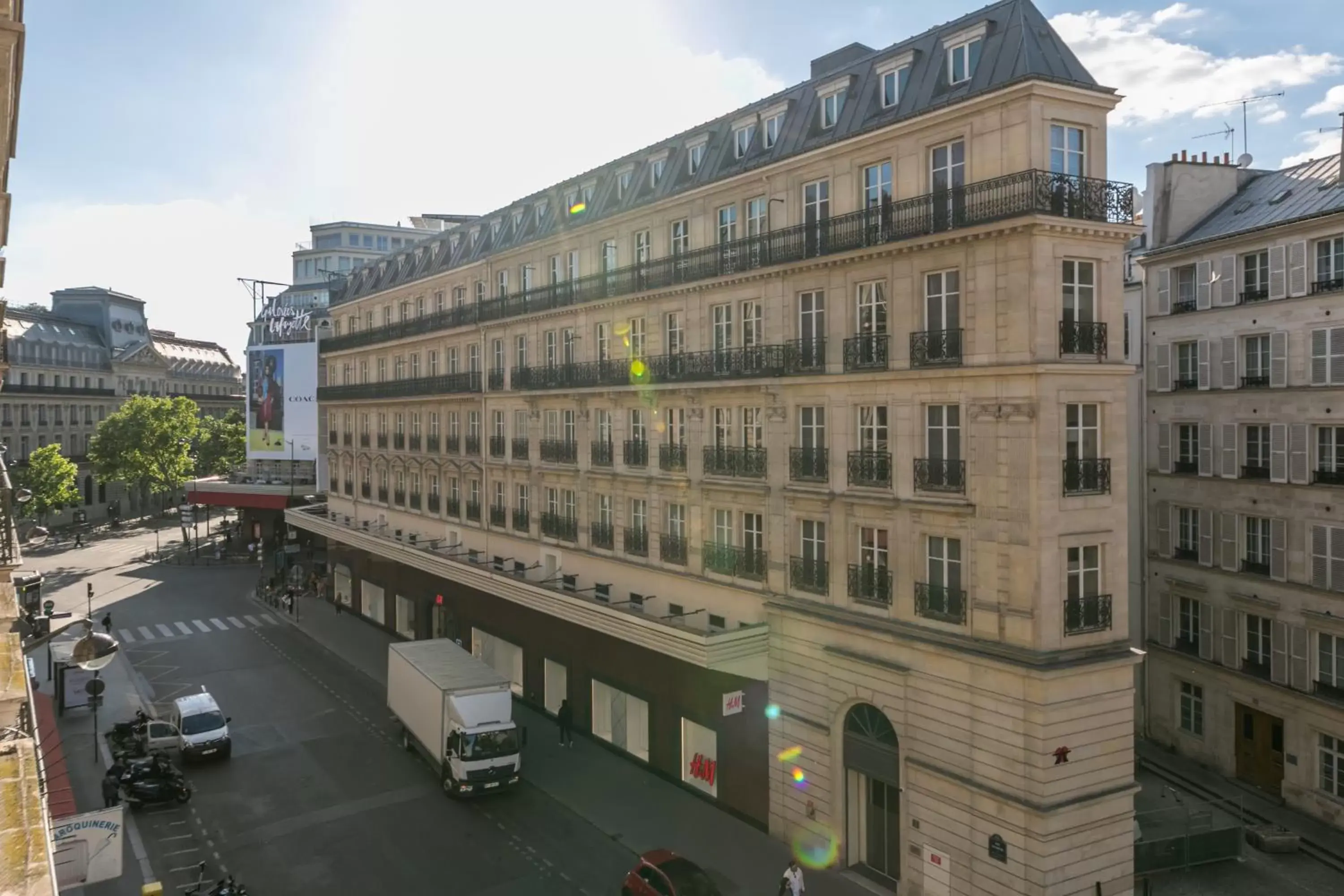 Street view in Apartments WS Haussmann - La Fayette