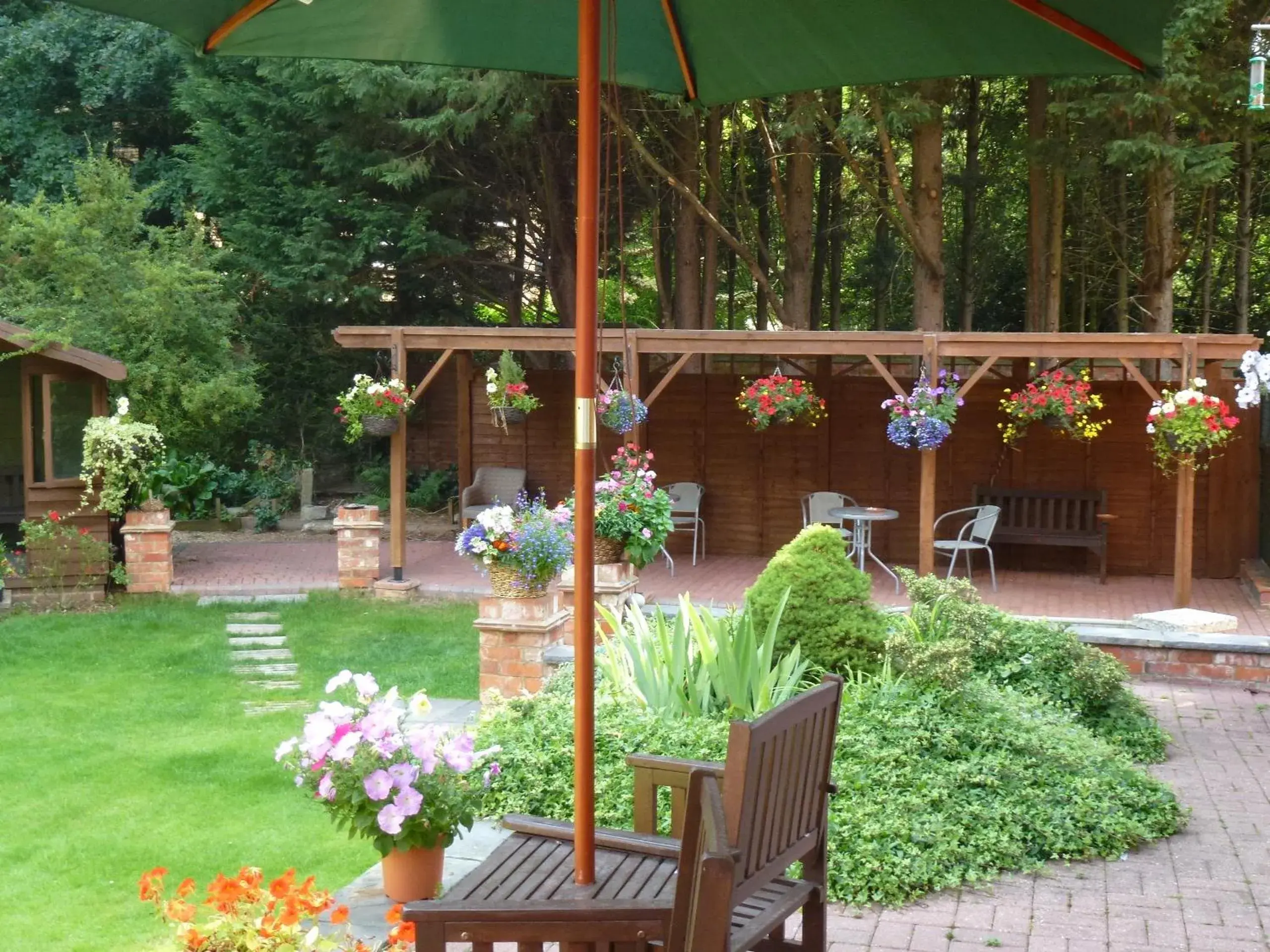 Garden in Beech House Hotel