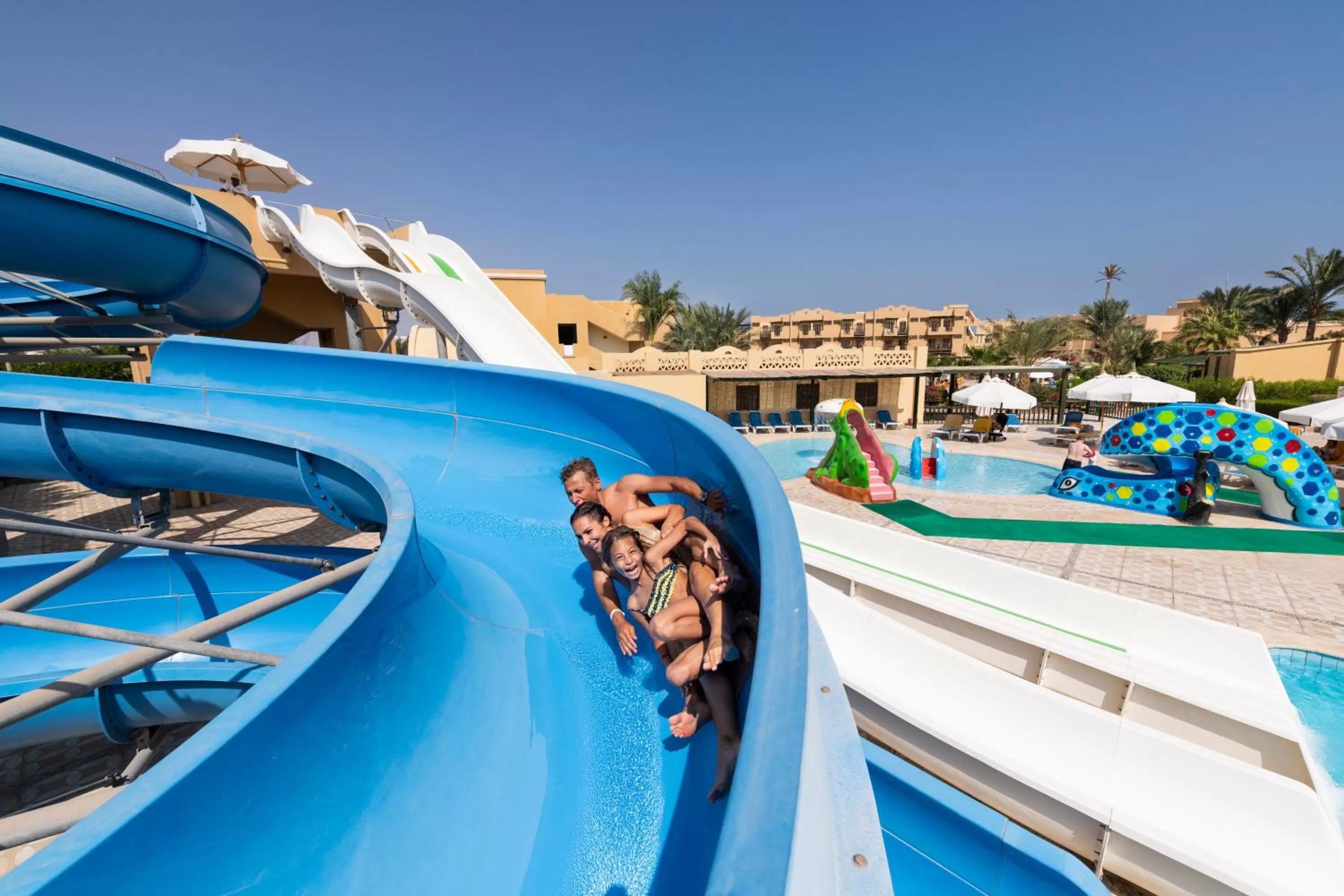 Aqua park in Three Corners Rihana Resort El Gouna