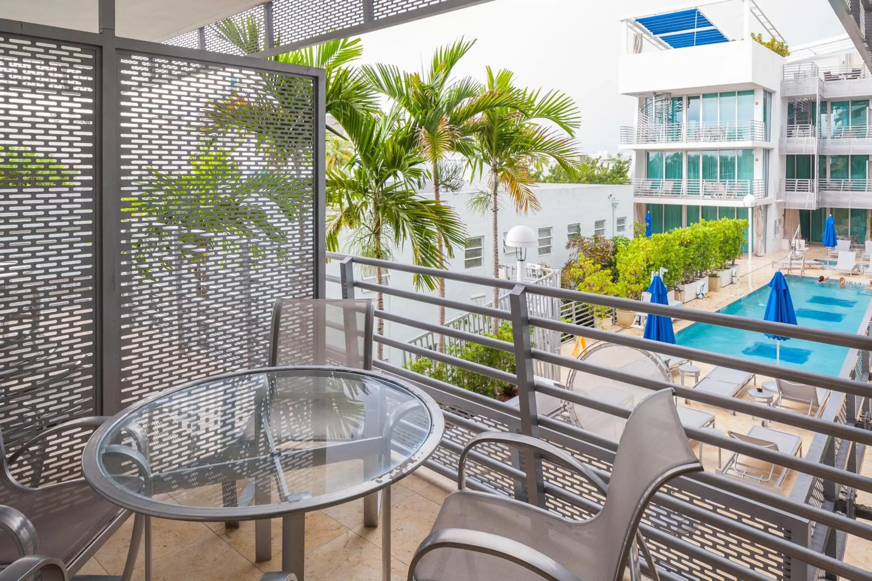 Pool view in SBV Luxury Ocean Hotel Suites
