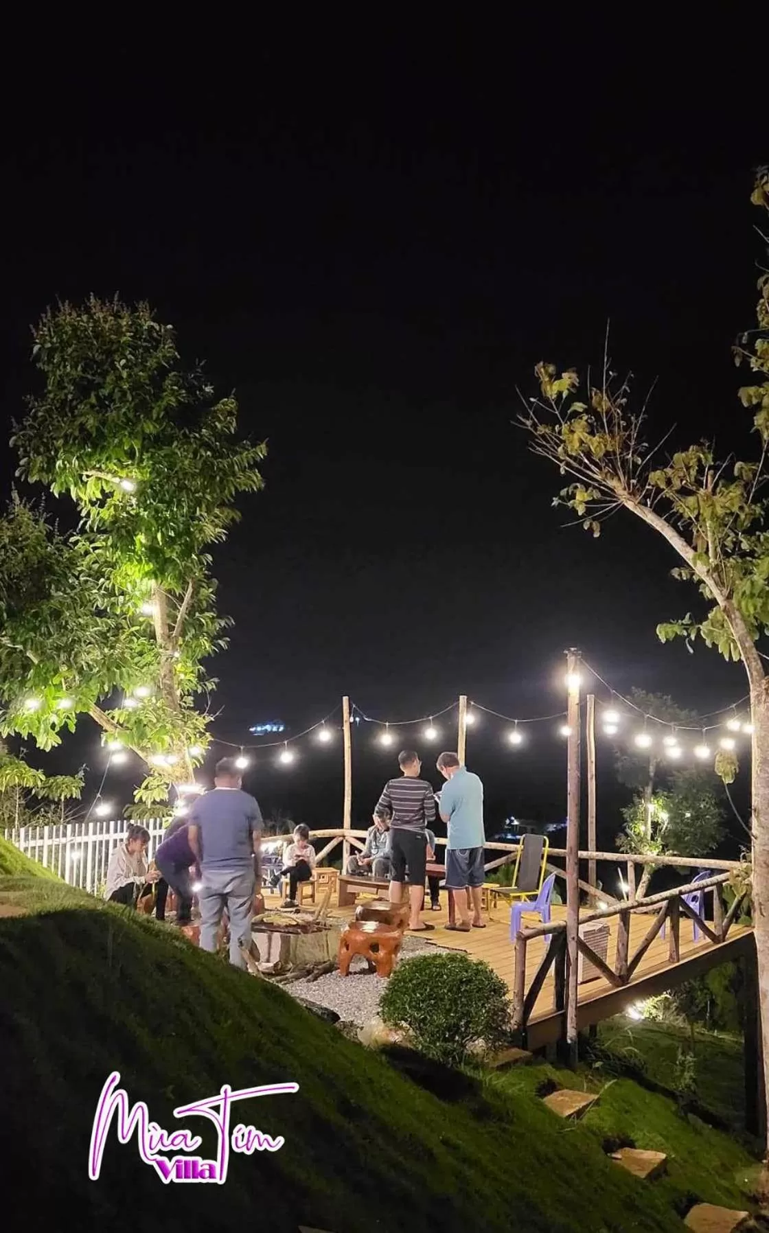 Night in Mùa Tím Villa