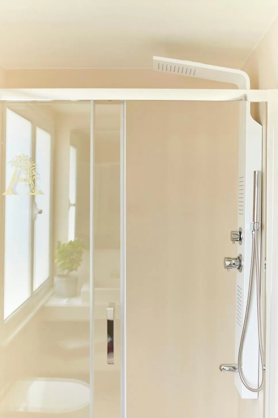 Shower in The Athens Version Luxury Suites