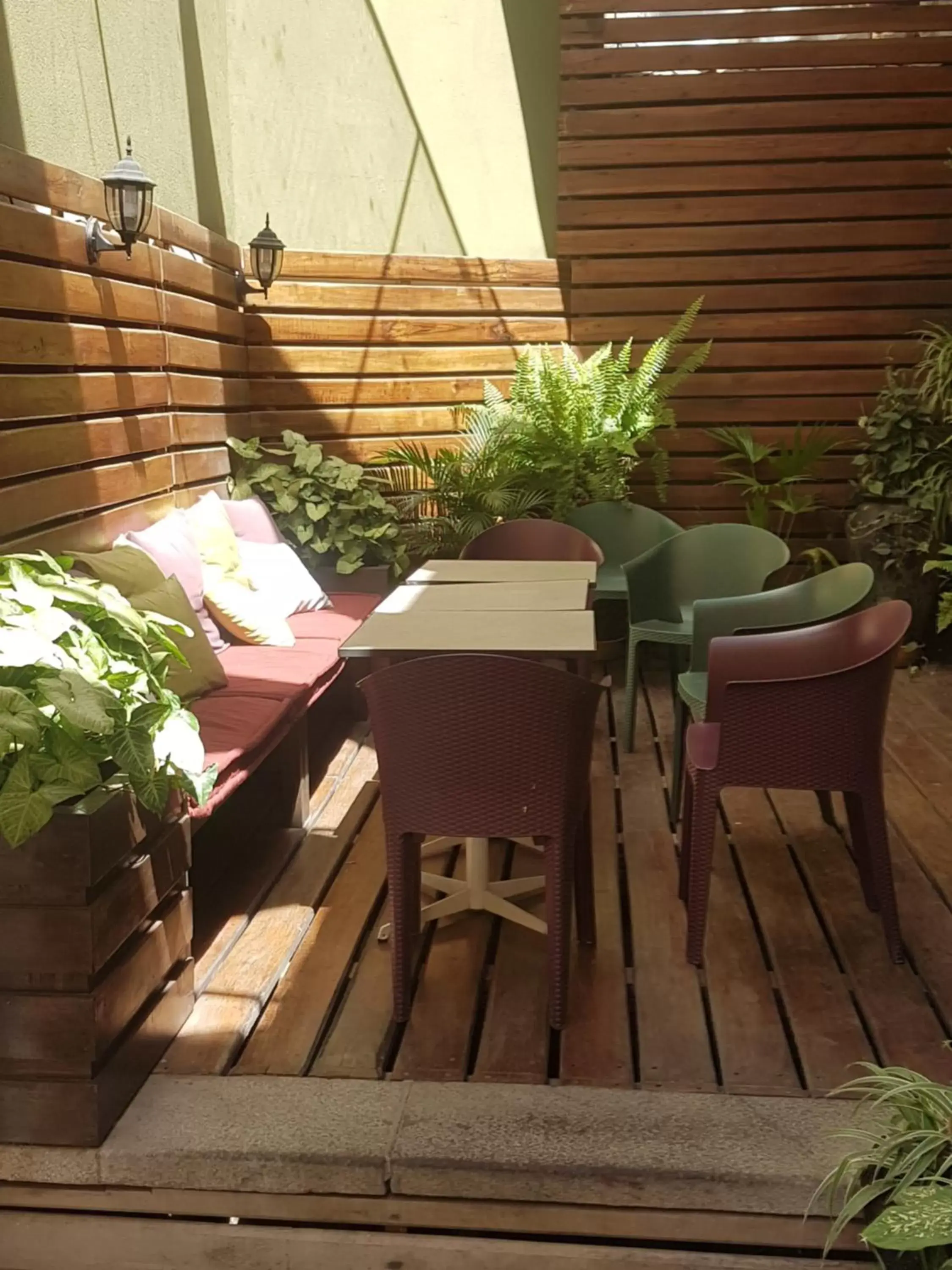 Patio in Sole Hotel