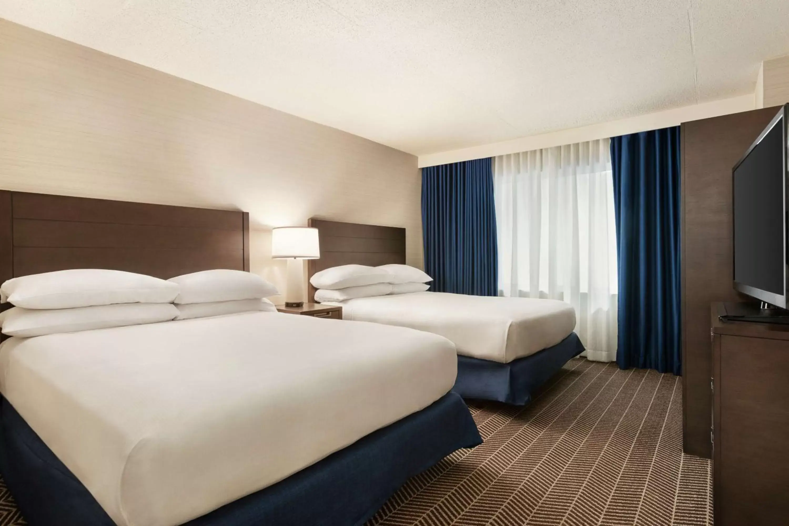 Bedroom, Bed in Embassy Suites Boston at Logan Airport