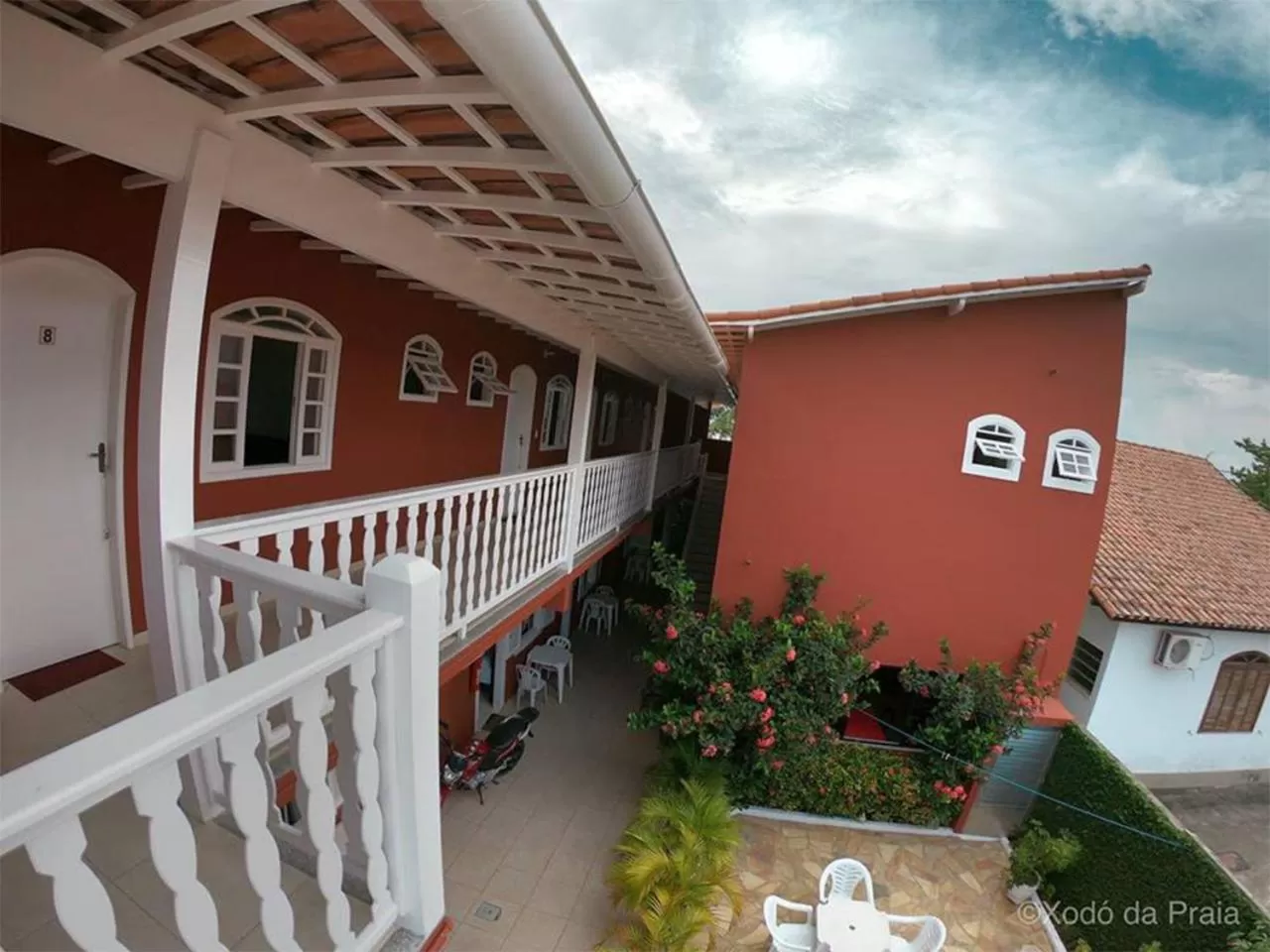 Balcony/Terrace in Pousada Xodó da Praia