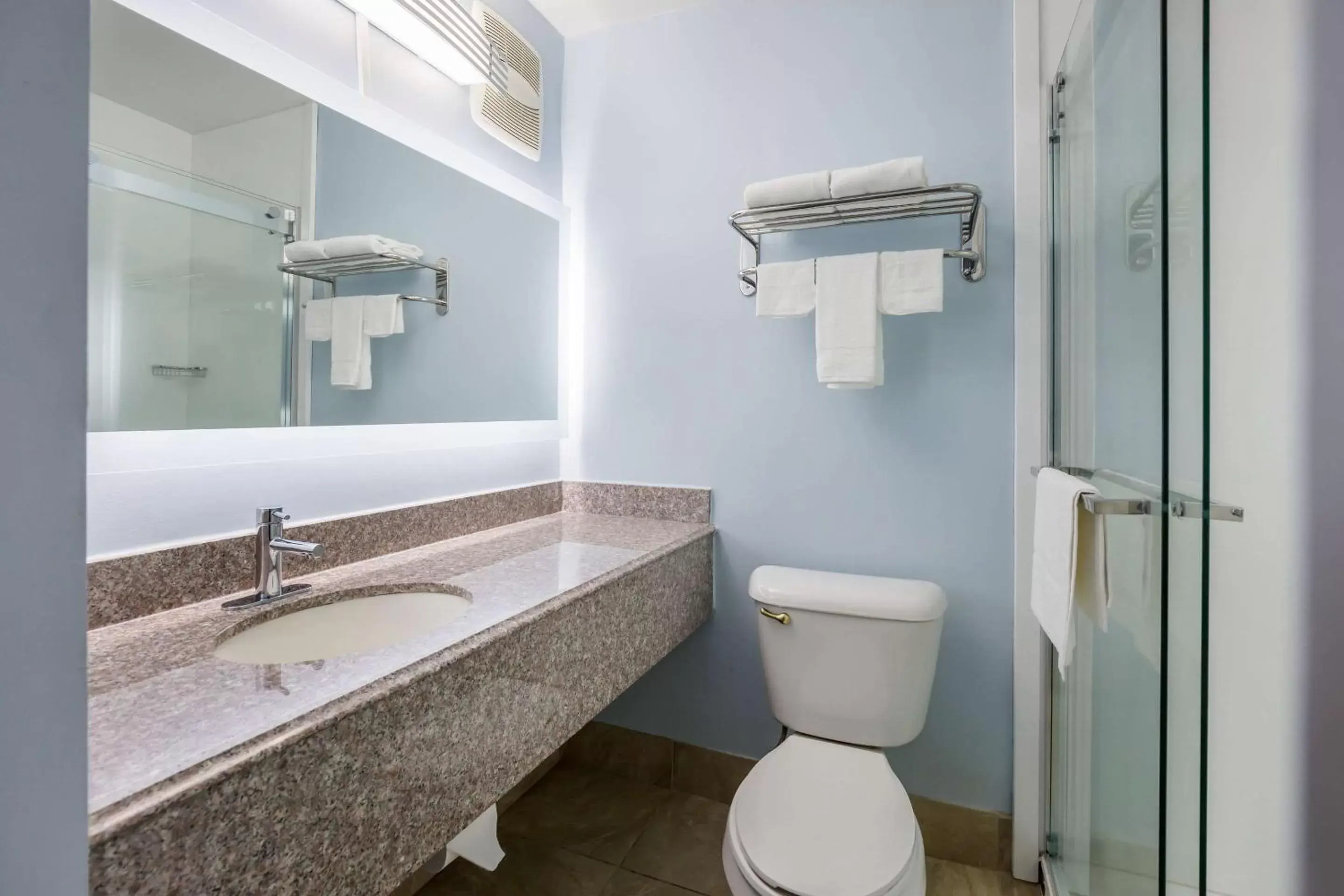 Photo of the whole room, Bathroom in Rodeway Inn Anderson