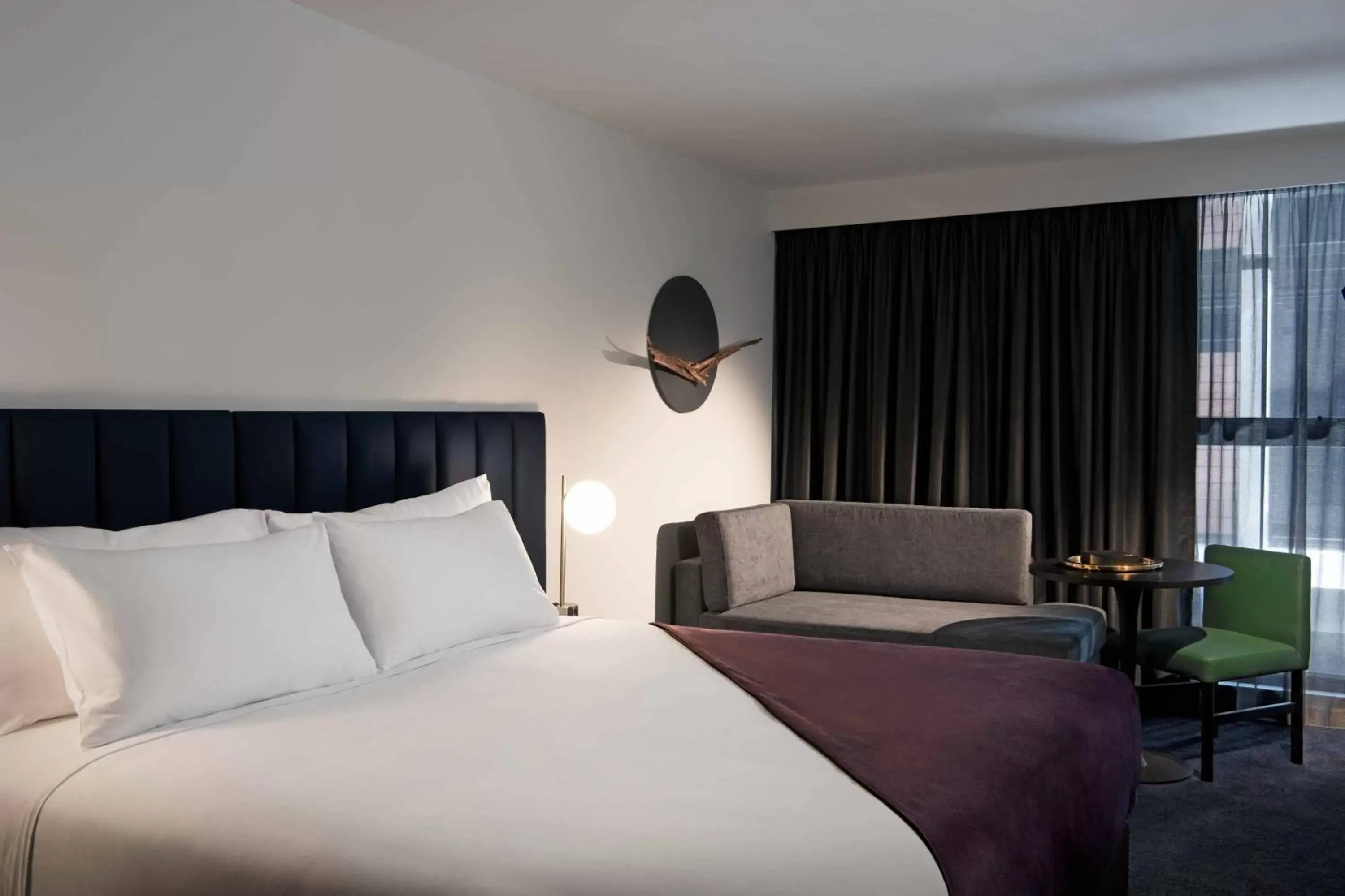 Lounge or bar, Bed in Midnight Hotel, Autograph Collection Lounge or bar, Bed in Midnight Hotel, Autograph Collection