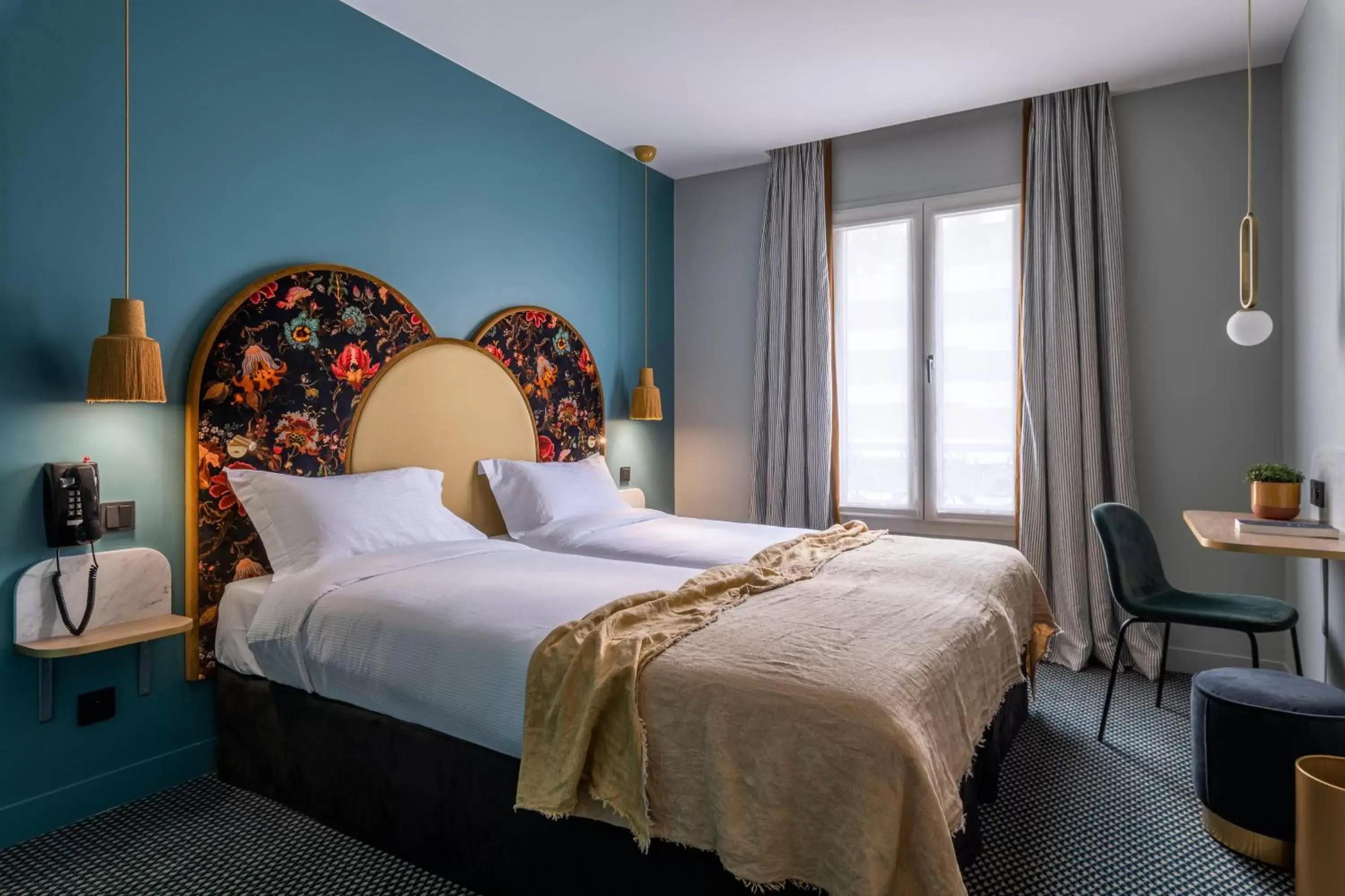 Bed in Hôtel Léopold - Orso Hotels