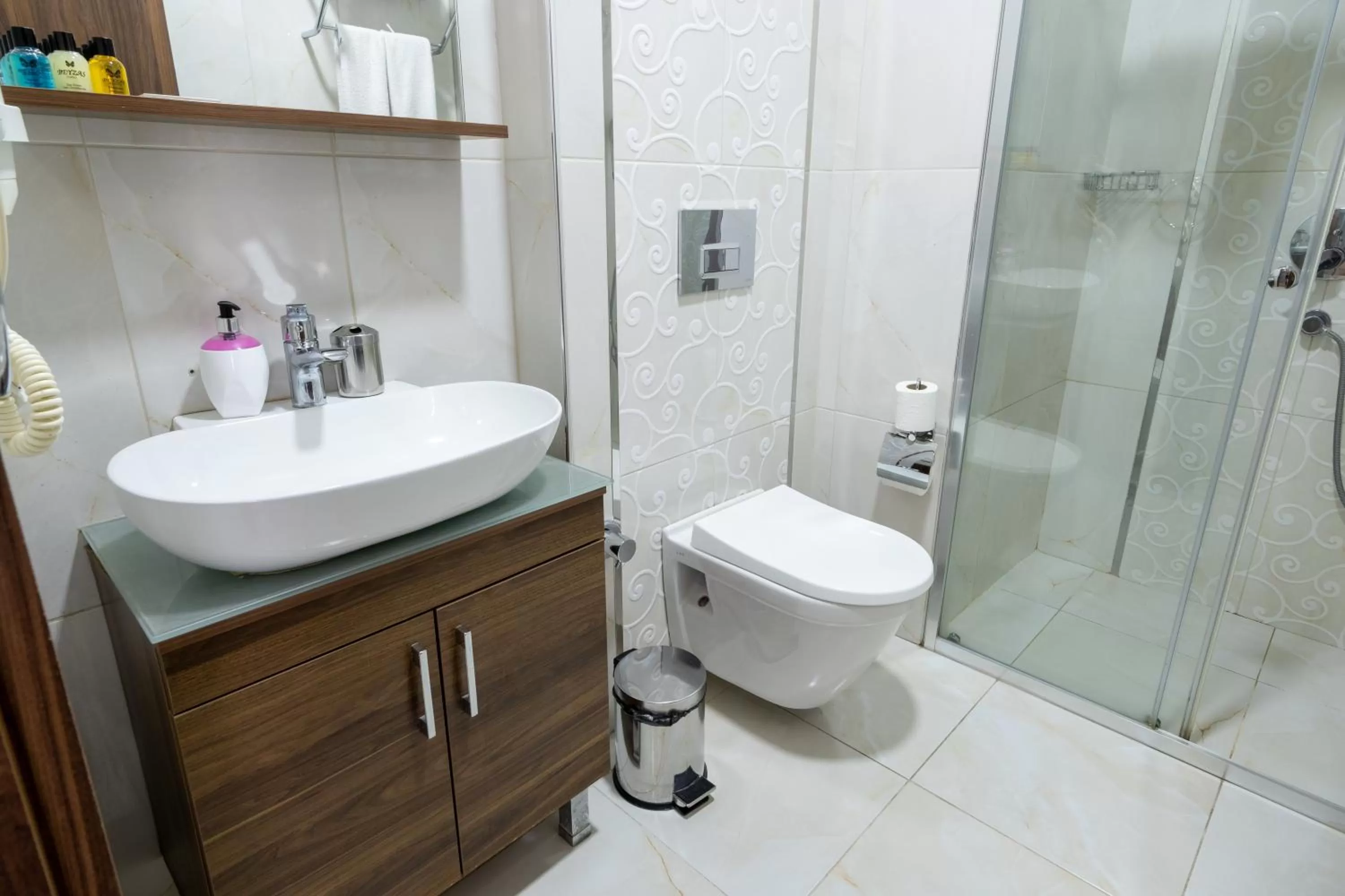 Shower, Bathroom in Beyzas Hotels & Suites