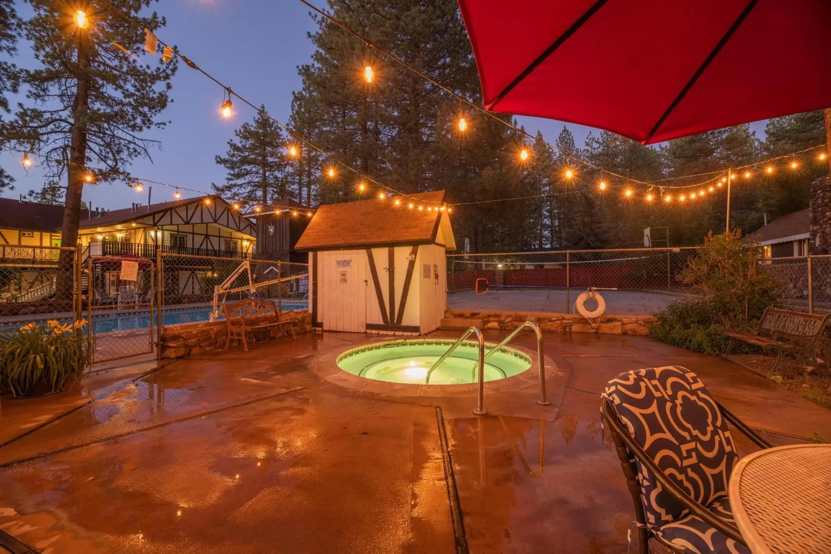 Swimming Pool in Black Forest Lodge