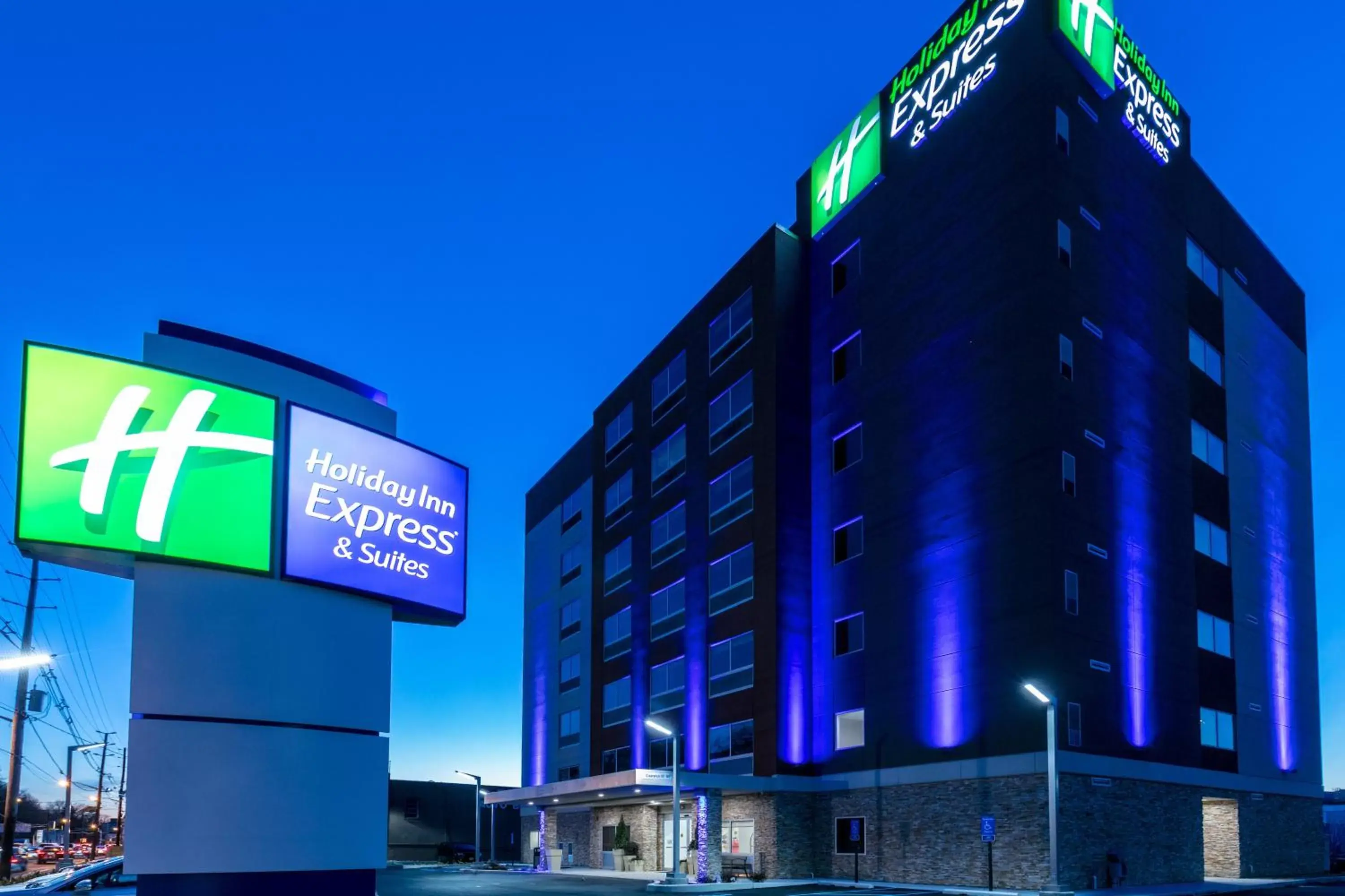 Property Building in Holiday Inn Express & Suites Jersey City North - Hoboken, an IHG Hotel