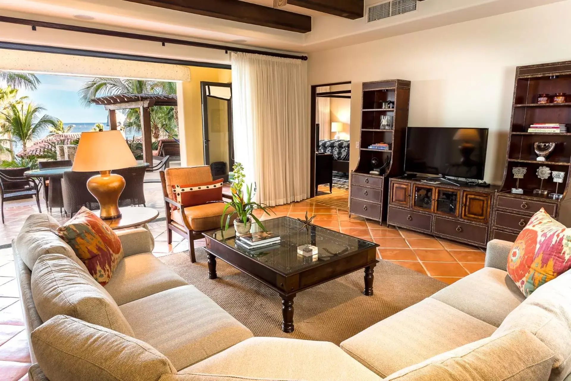 Seating Area in Hacienda Beach Club & Residences