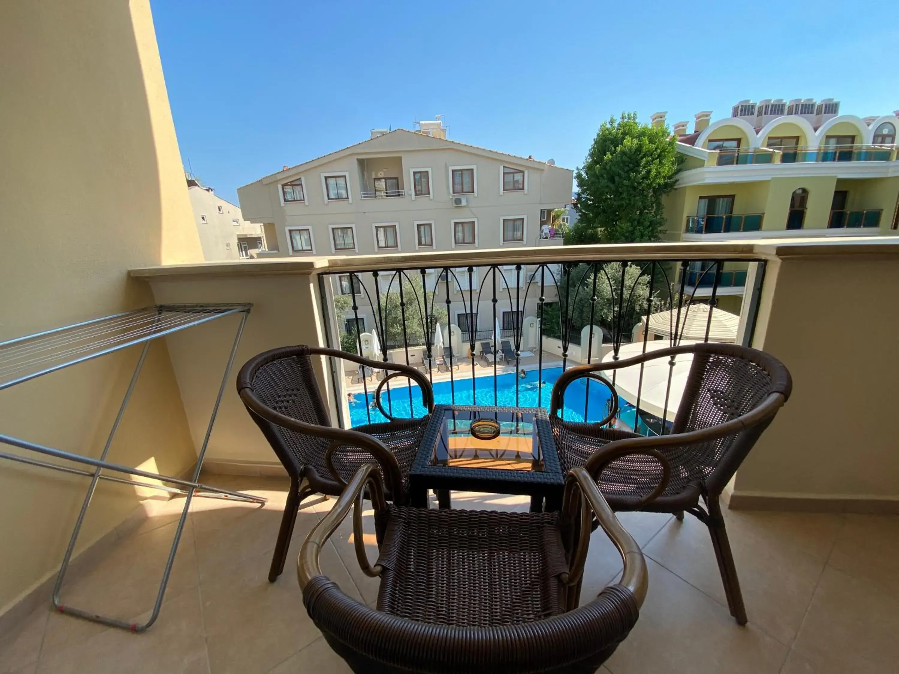 Balcony/Terrace in Club Karakas Apart Otel