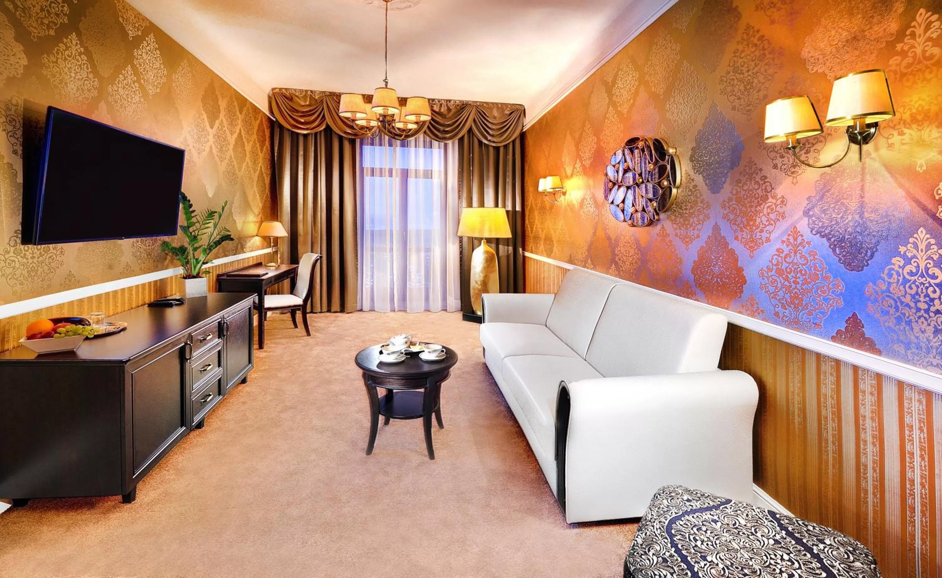 Living room in Grand Hotel Praha