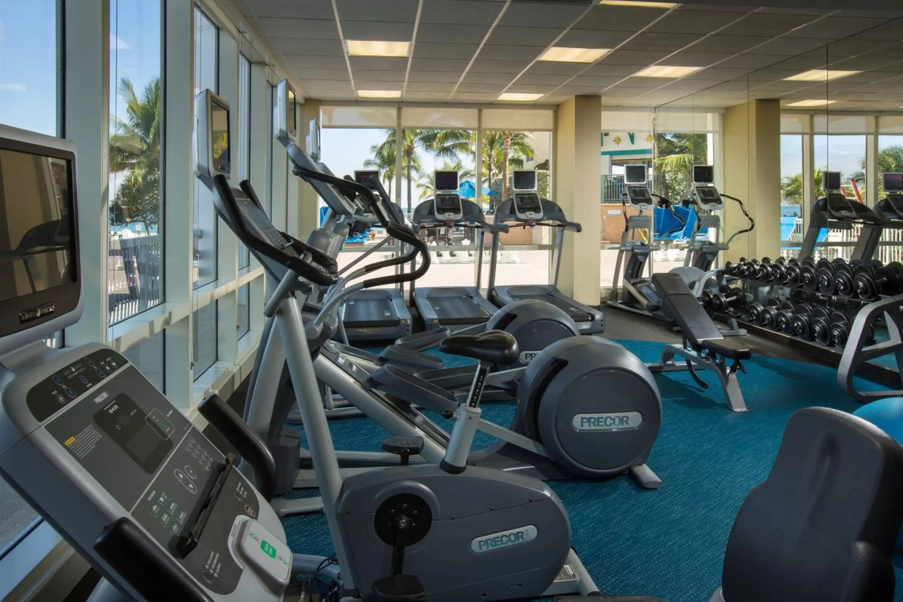Fitness centre/facilities, Fitness Center/Facilities in Courtyard by Marriott Fort Lauderdale Beach