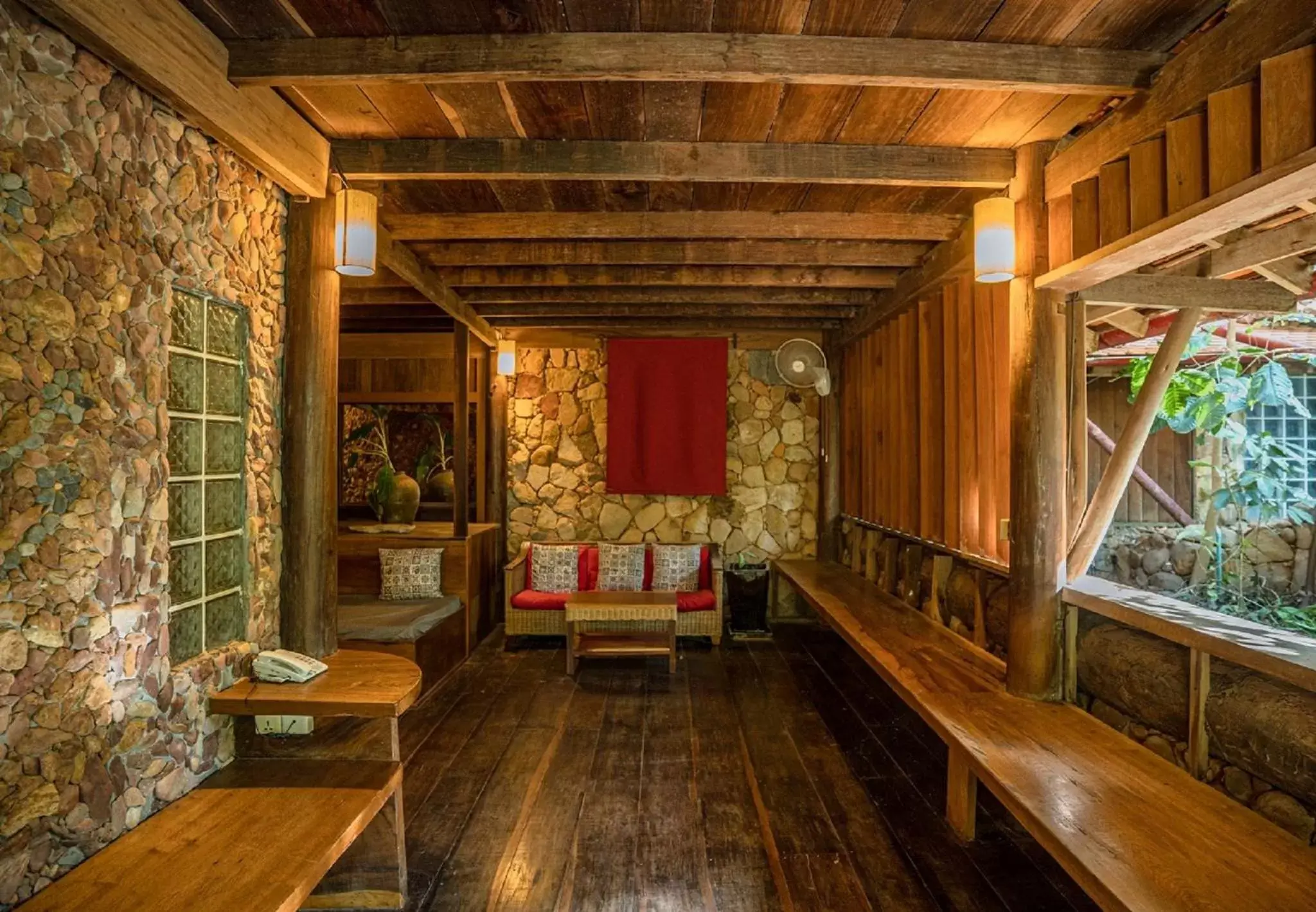 Living room, Seating Area in Veranda Natural Resort