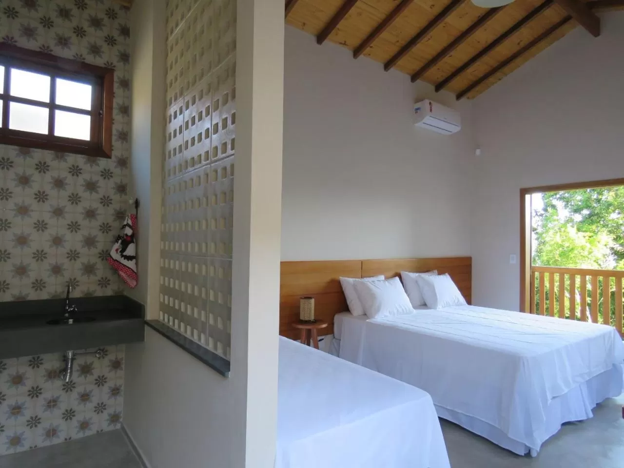 Bed in Lagoa Seca Hotel Rural