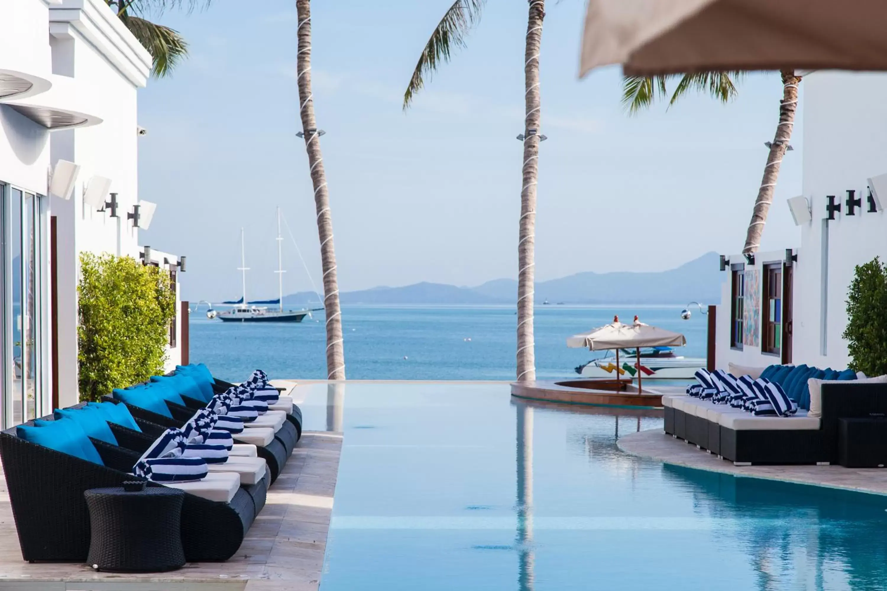 Pool view in The Privilege Hotel Ezra Beach Club