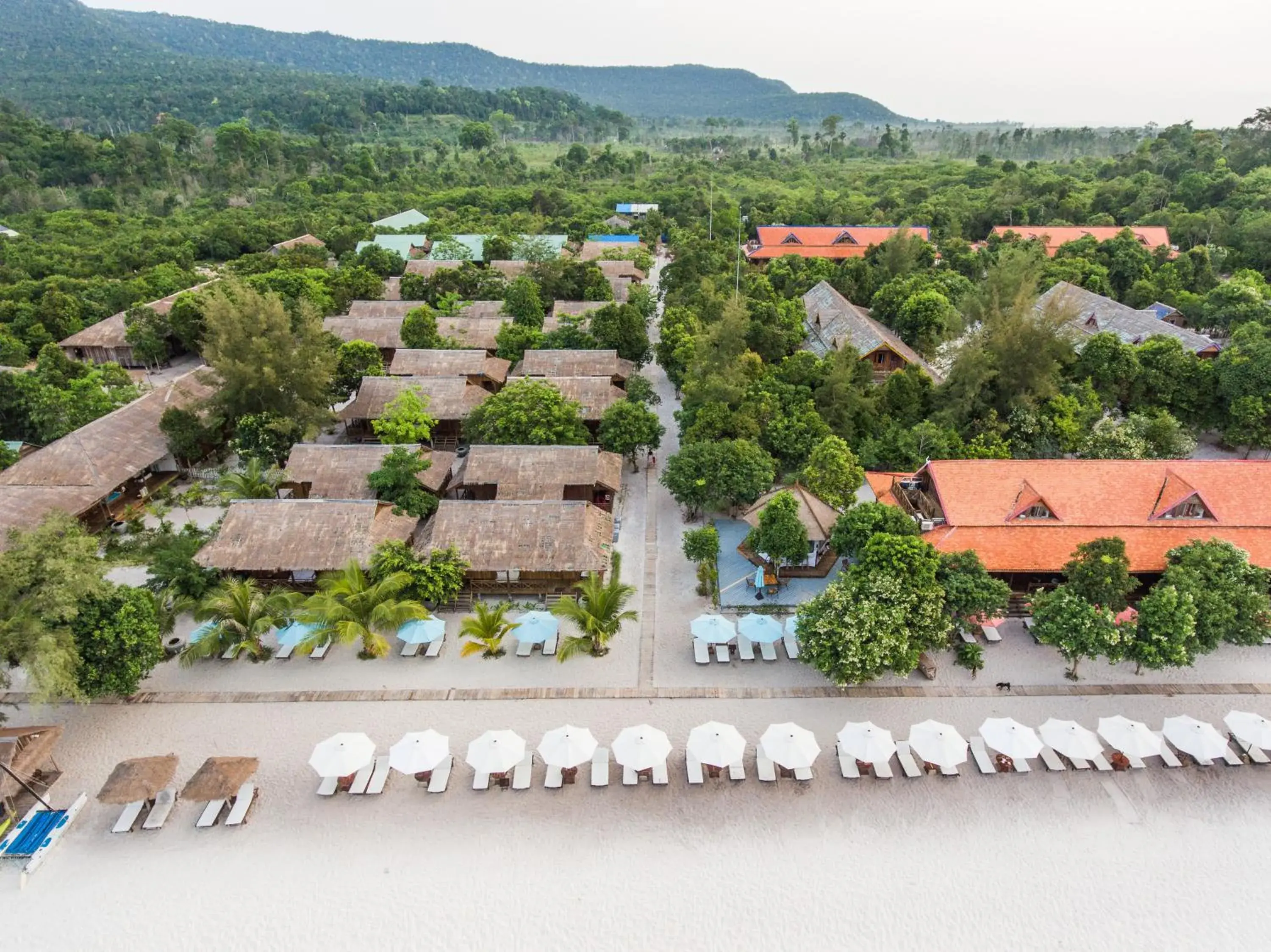 Property building, Bird's-eye View in Sok San Beach Resort