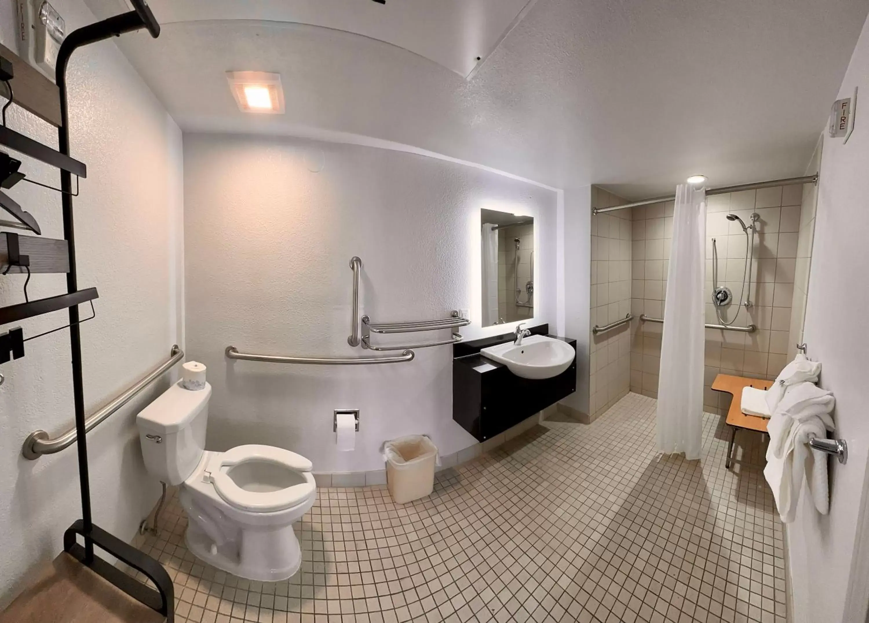 Shower, Bathroom in Quality Inn Santa Fe New Mexico