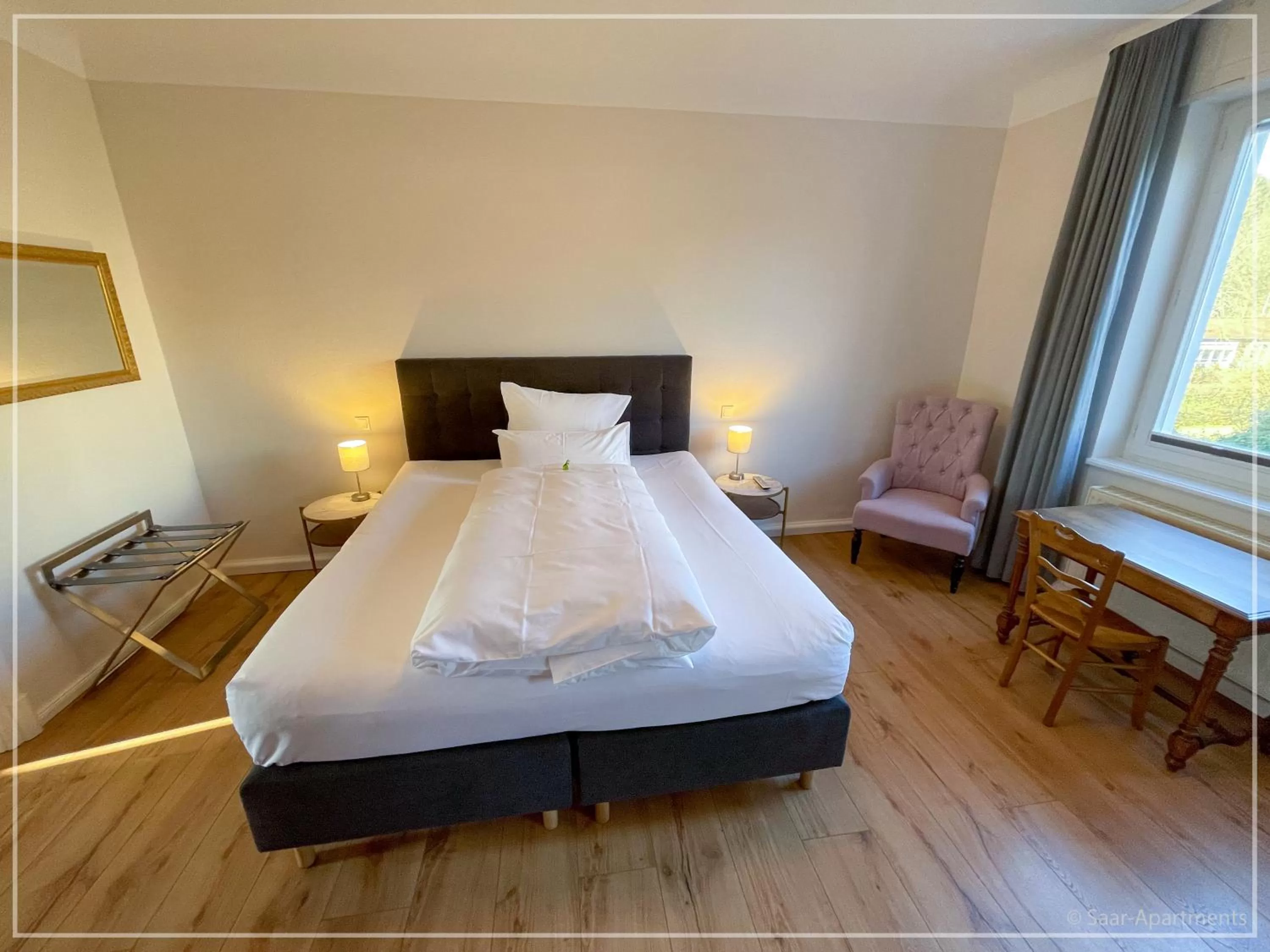 Bed in Saar-Apartments