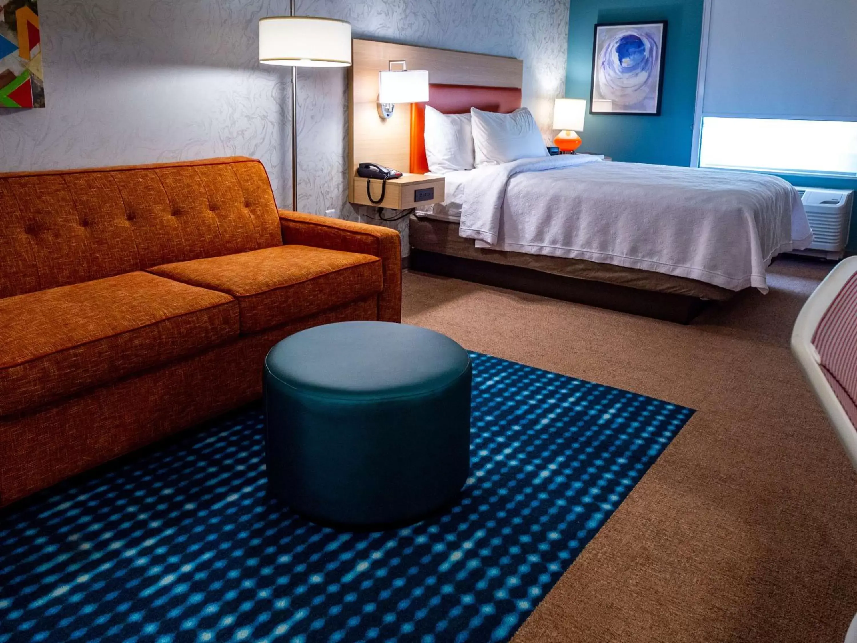 Living room, Bed in Home2 Suites By Hilton Oklahoma City Nw Expressway Living room, Bed in Home2 Suites By Hilton Oklahoma City Nw Expressway