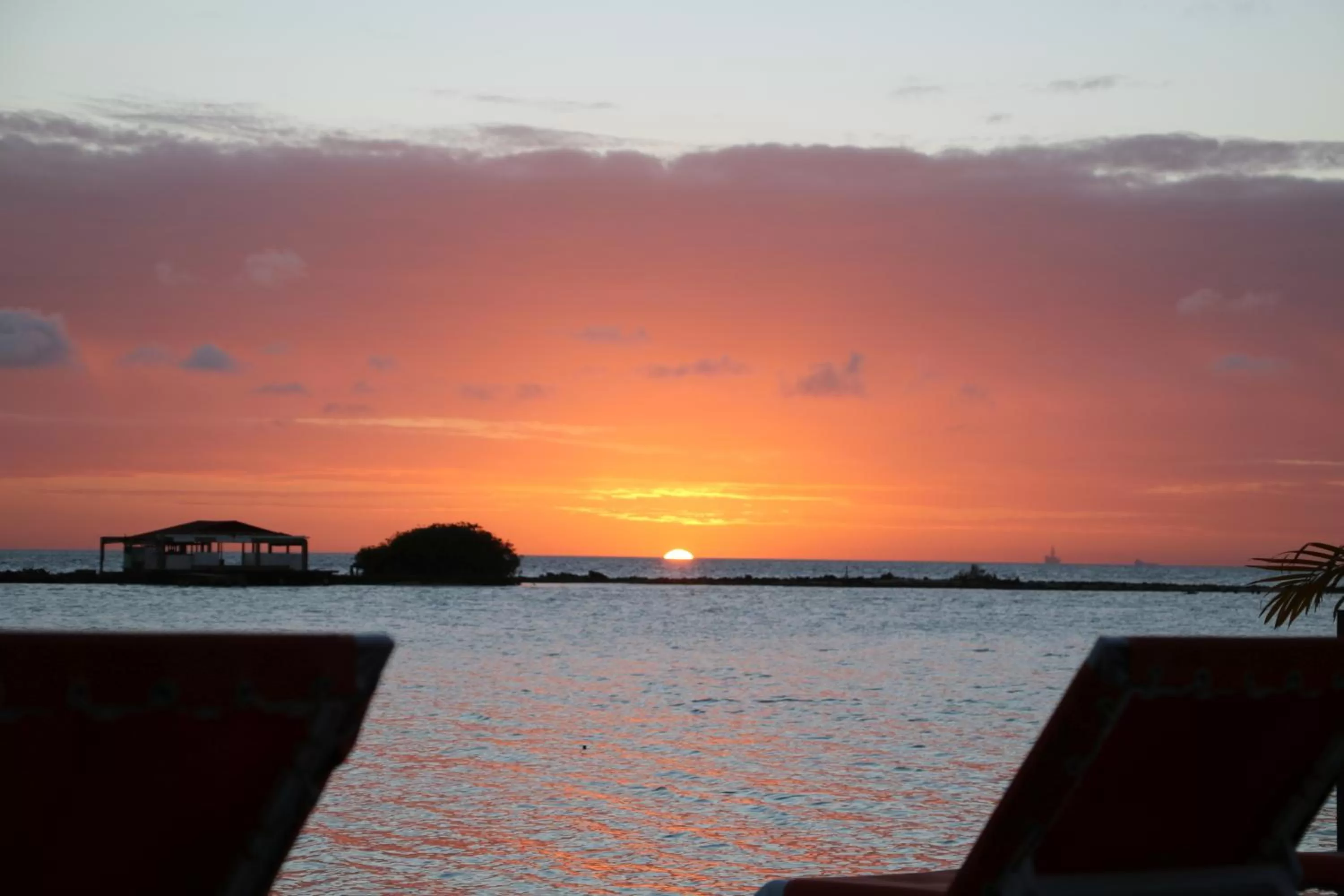 Sunset in Coral Reef Beach