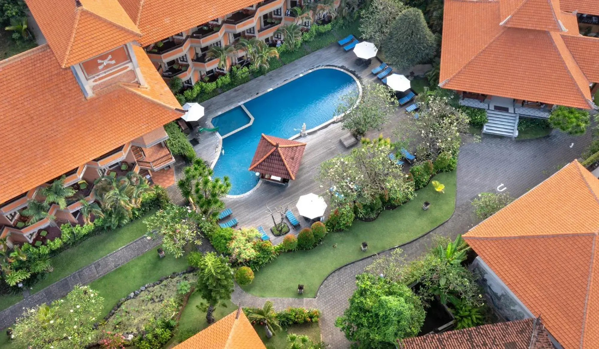 Property building, Bird's-eye View in Adi Dharma Hotel Kuta