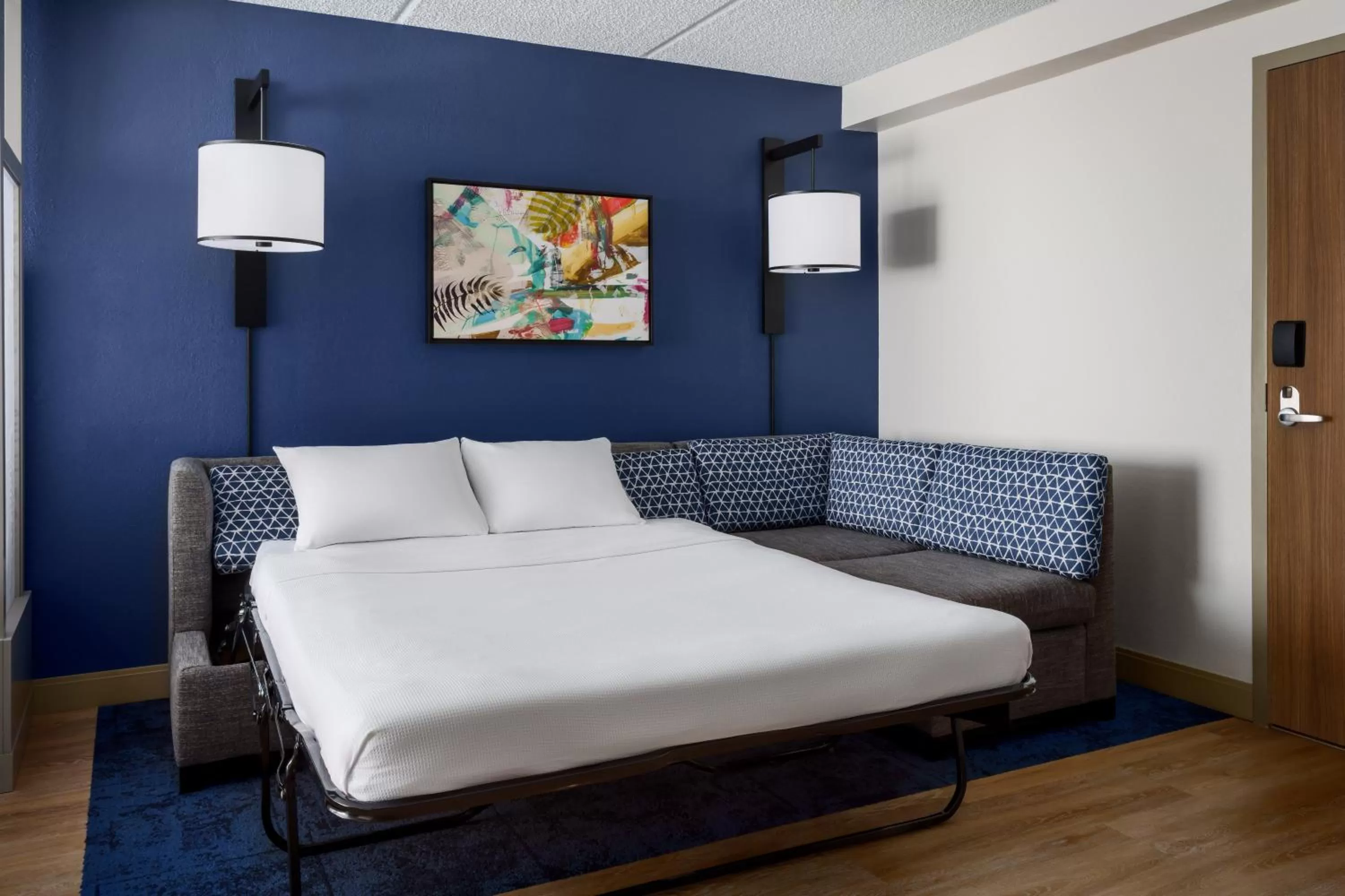 Bedroom, Bed in Hyatt Place across from Universal Orlando Resort