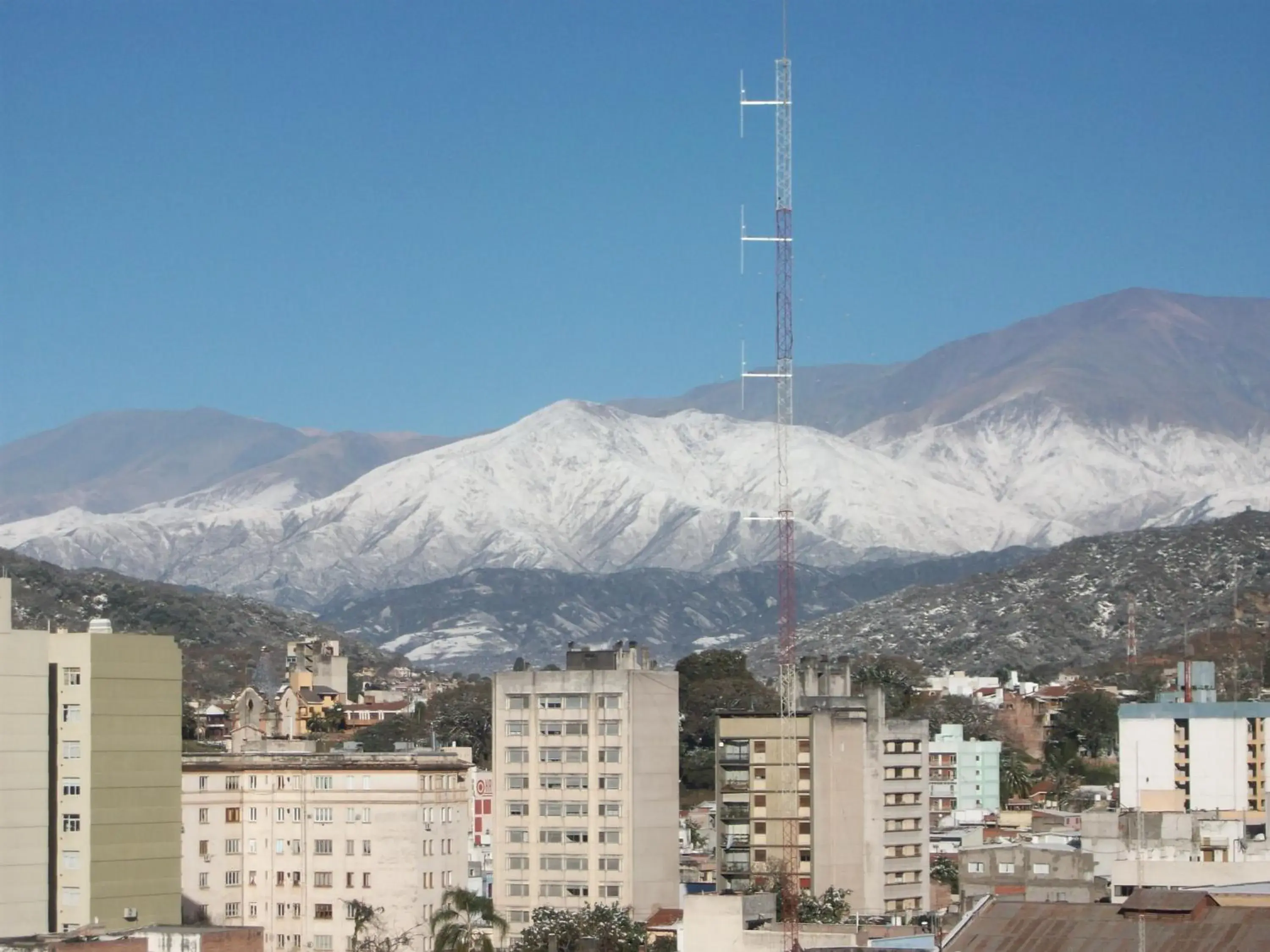 View (from property/room), Winter in Howard Johnson Plaza Jujuy