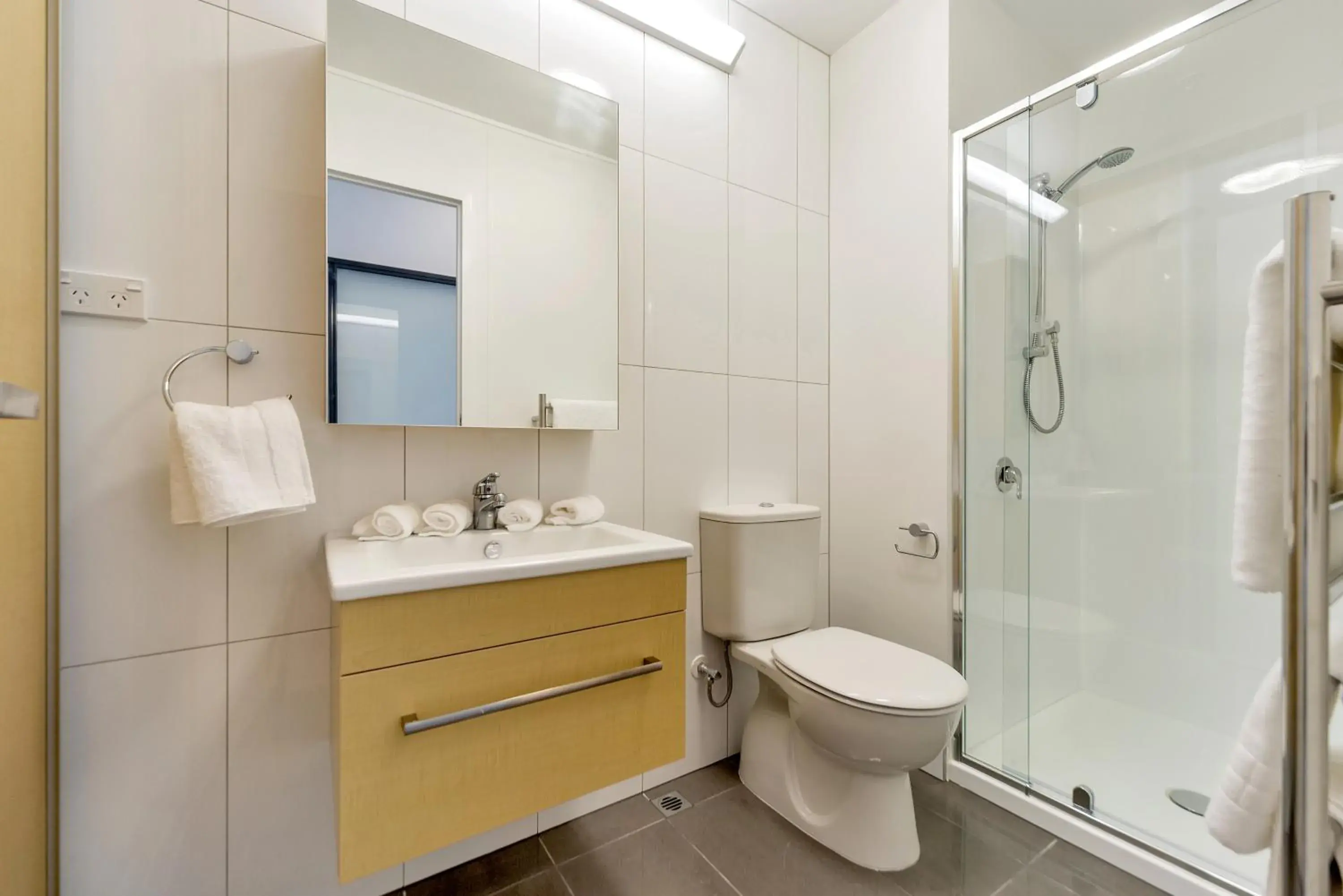 Bathroom in MCentral Apartments Manukau